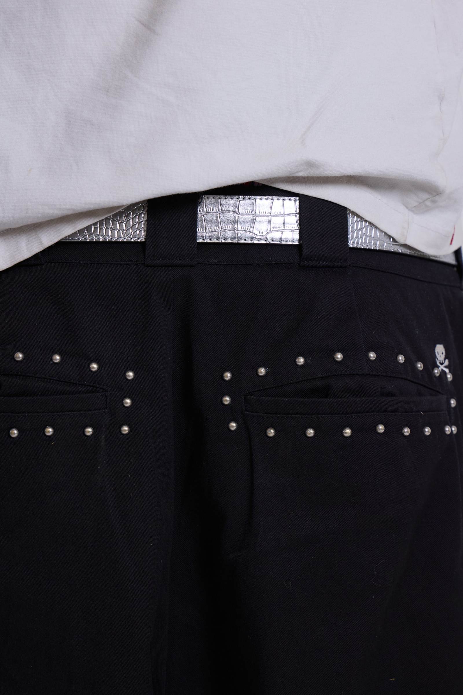 Silver Gator Belt