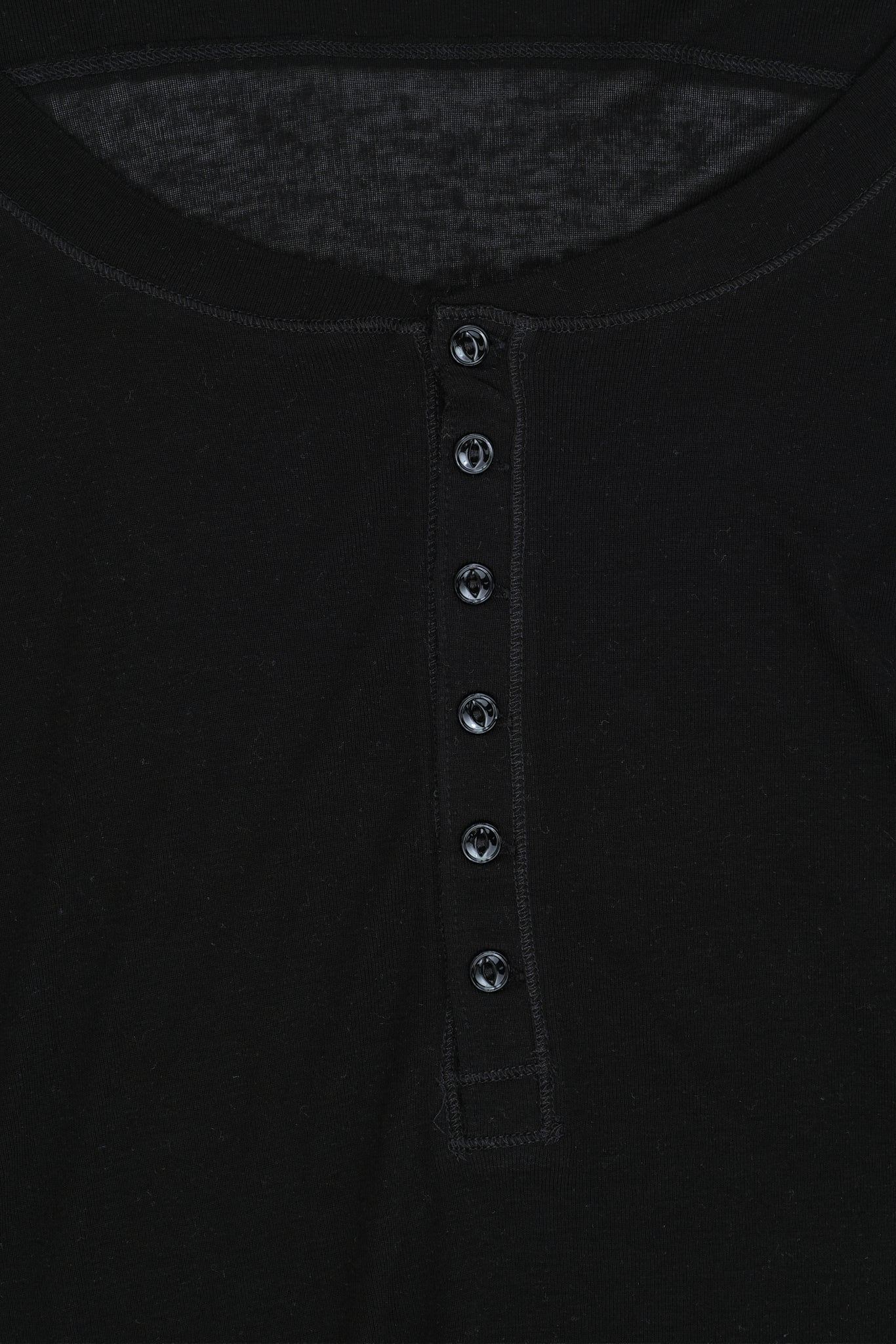 Black Haze Henley Top