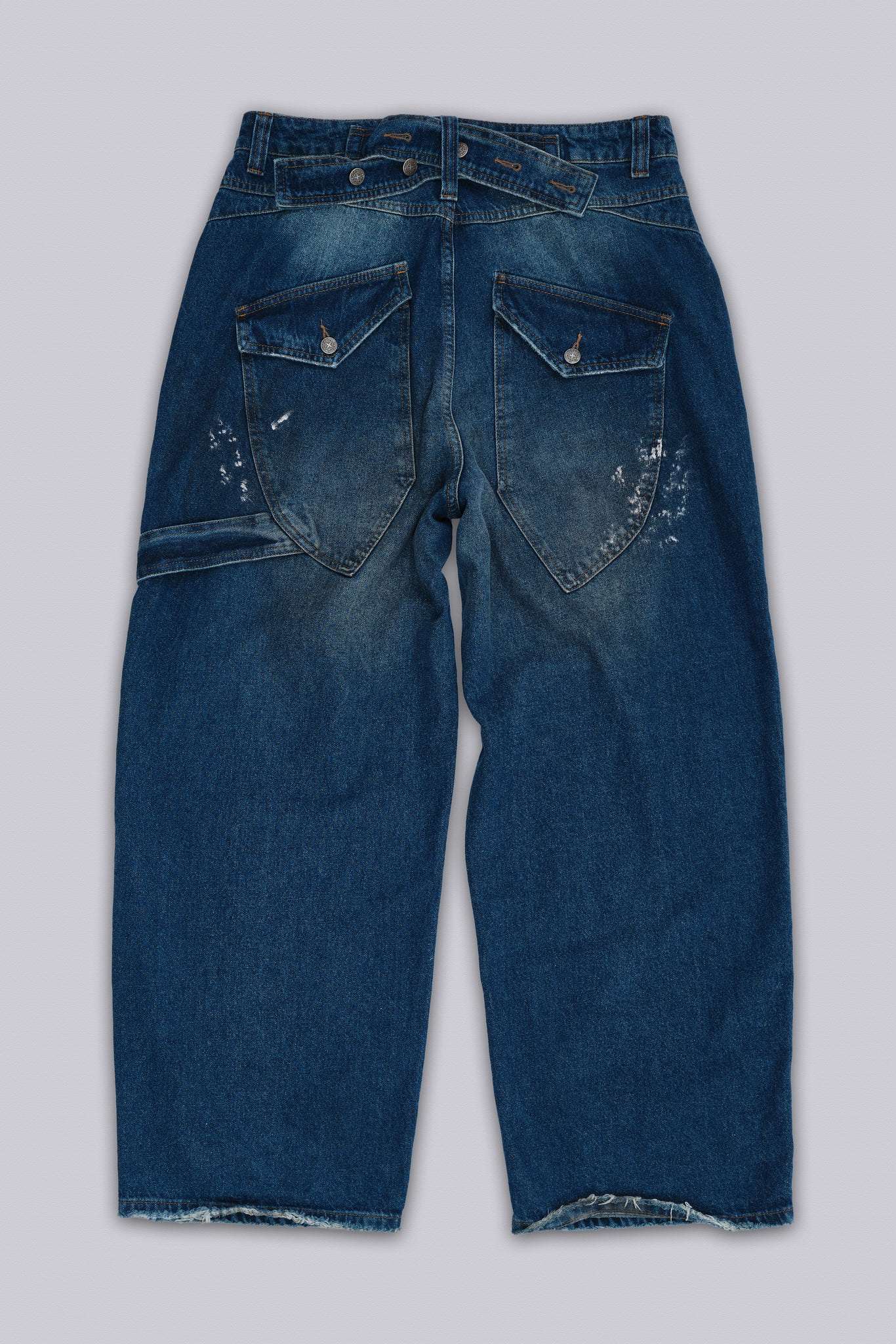 Splatter Cinch Carpenter Jeans