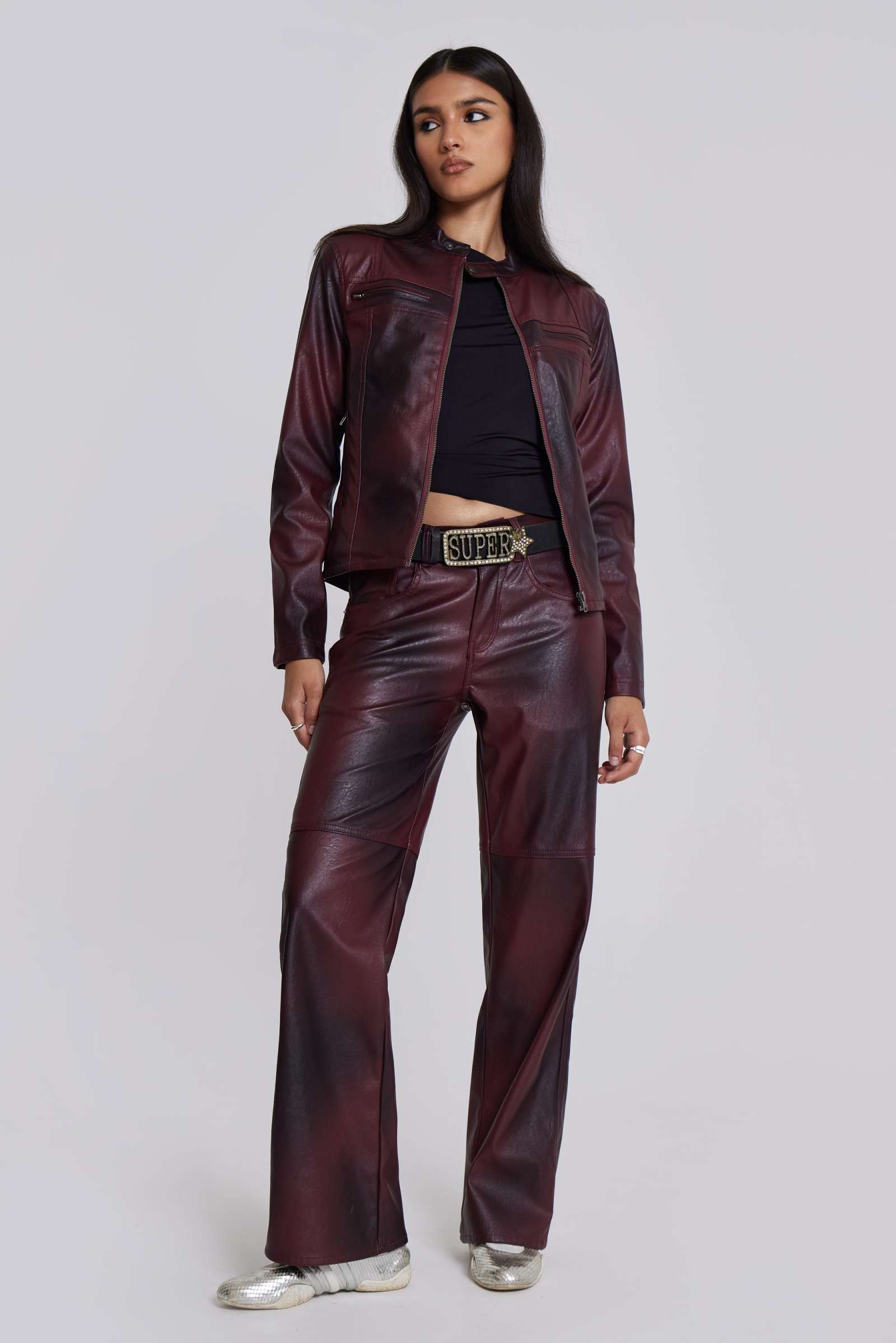 Oxblood Piston Jacket