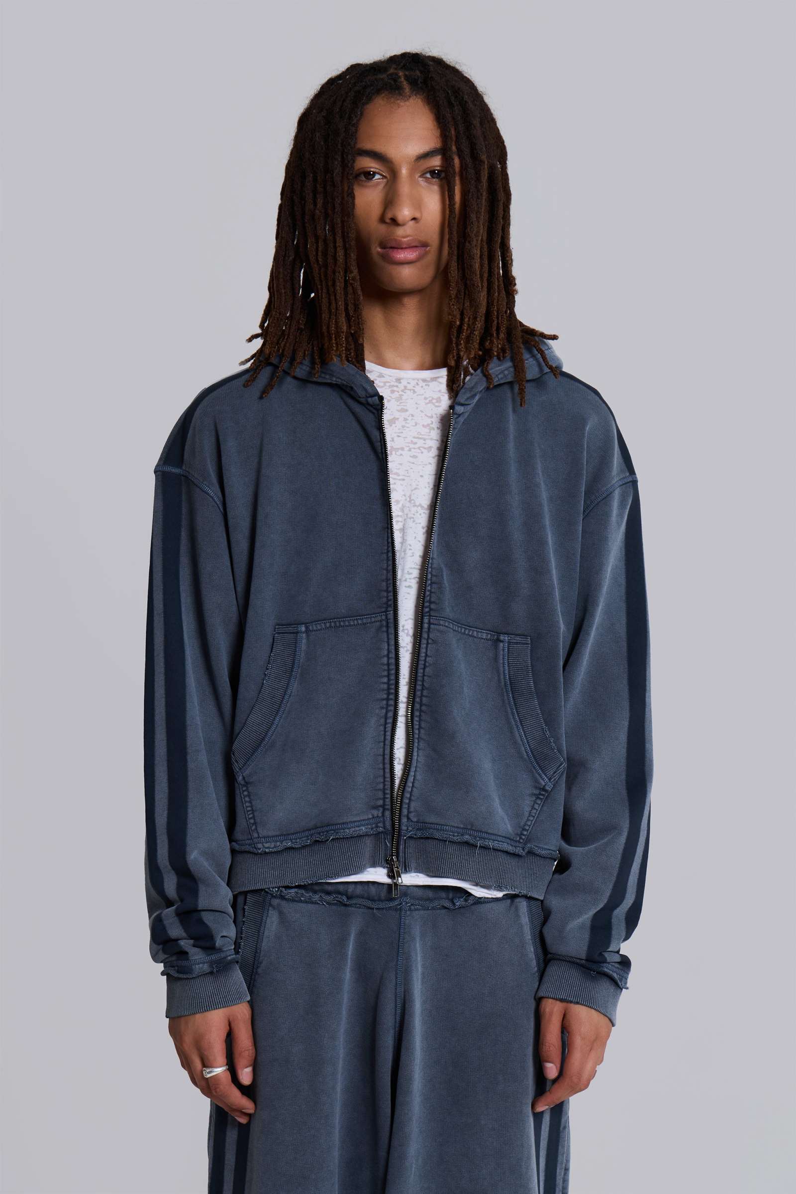 Blue Sporty Baggy Monster Hoodie