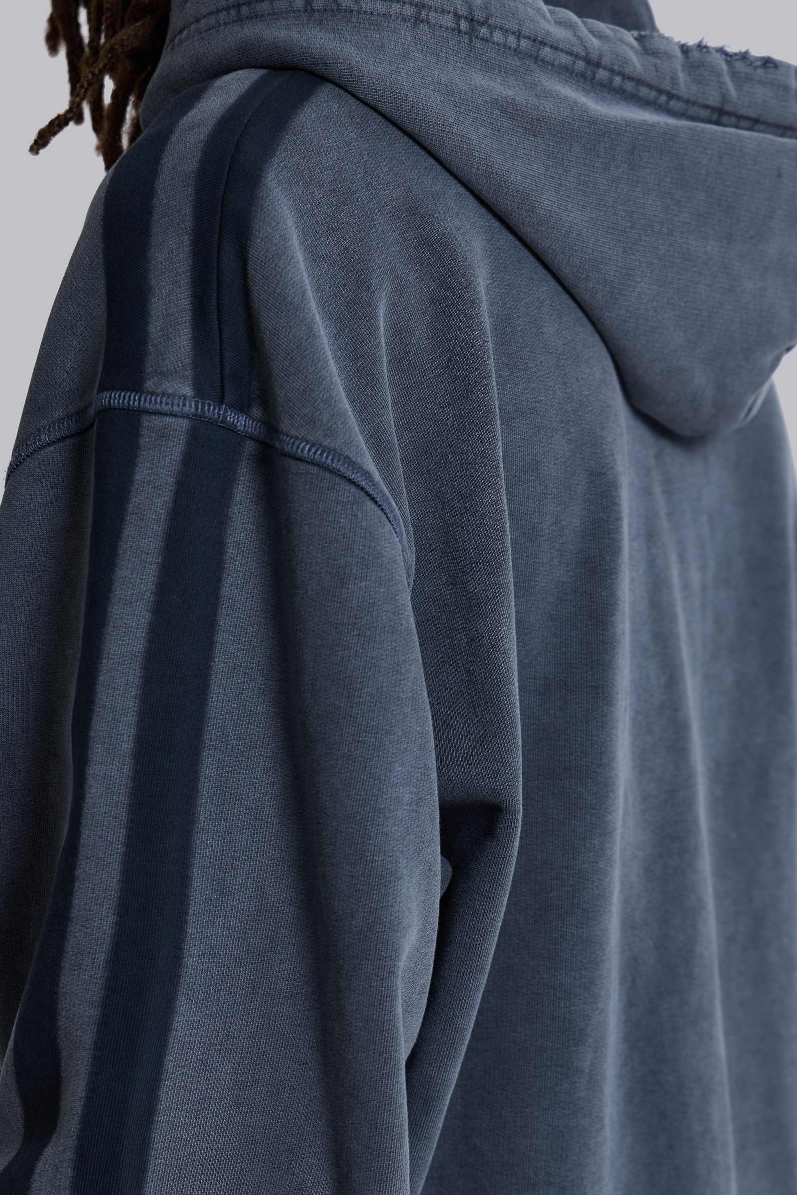 Blue Sporty Baggy Monster Hoodie