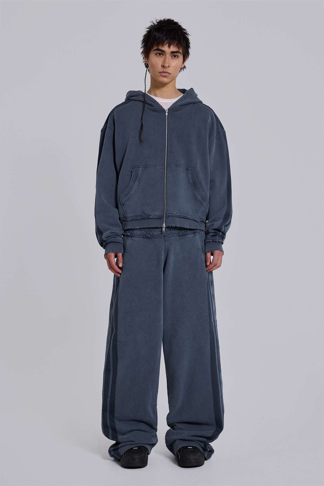 Blue Sporty Baggy Monster Joggers