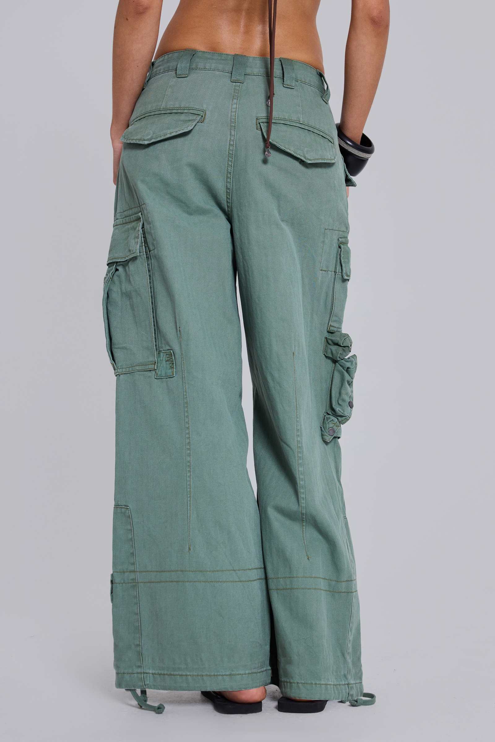 Utility Khaki Cargo Pants