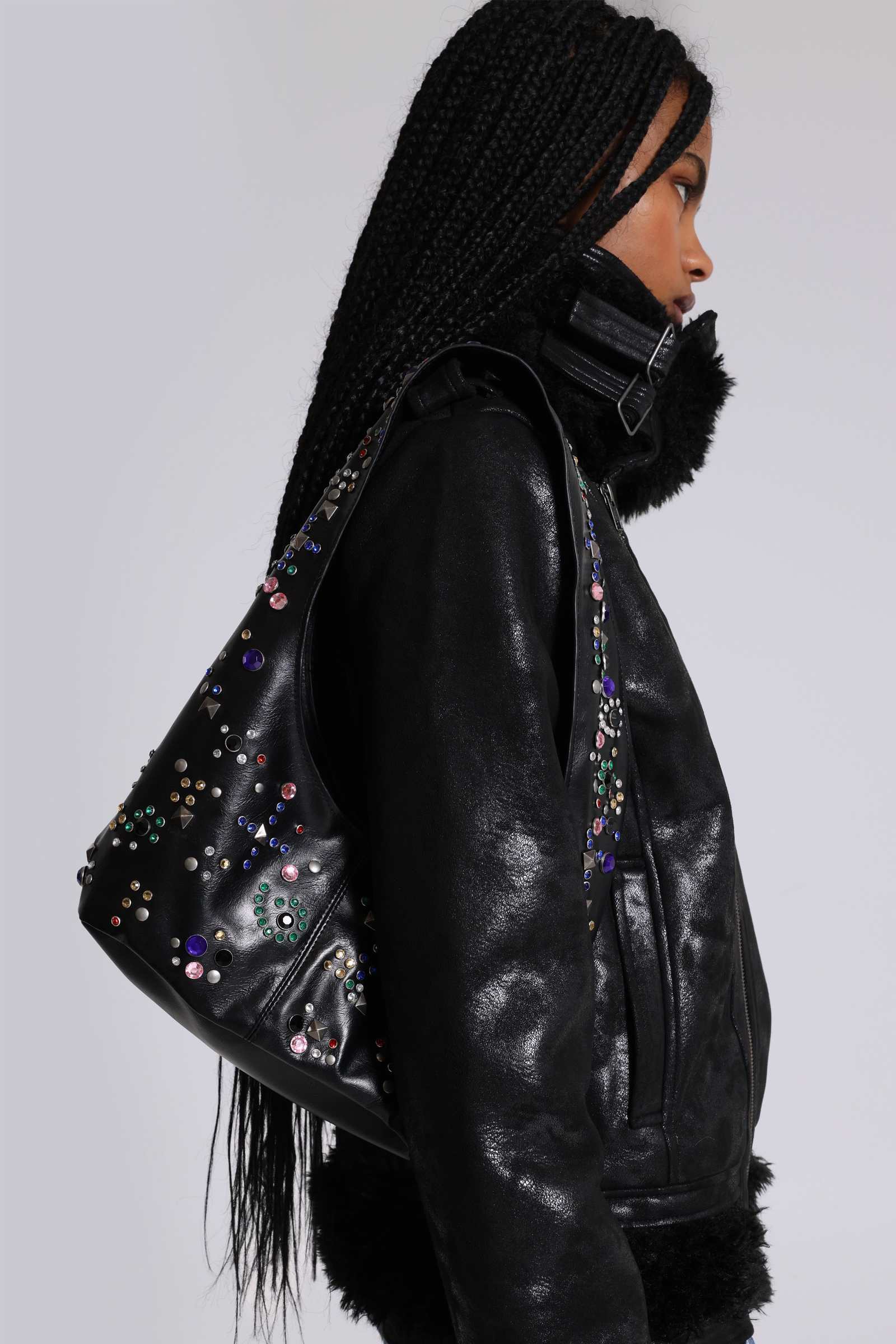 Jexa Jewel Studded Bag