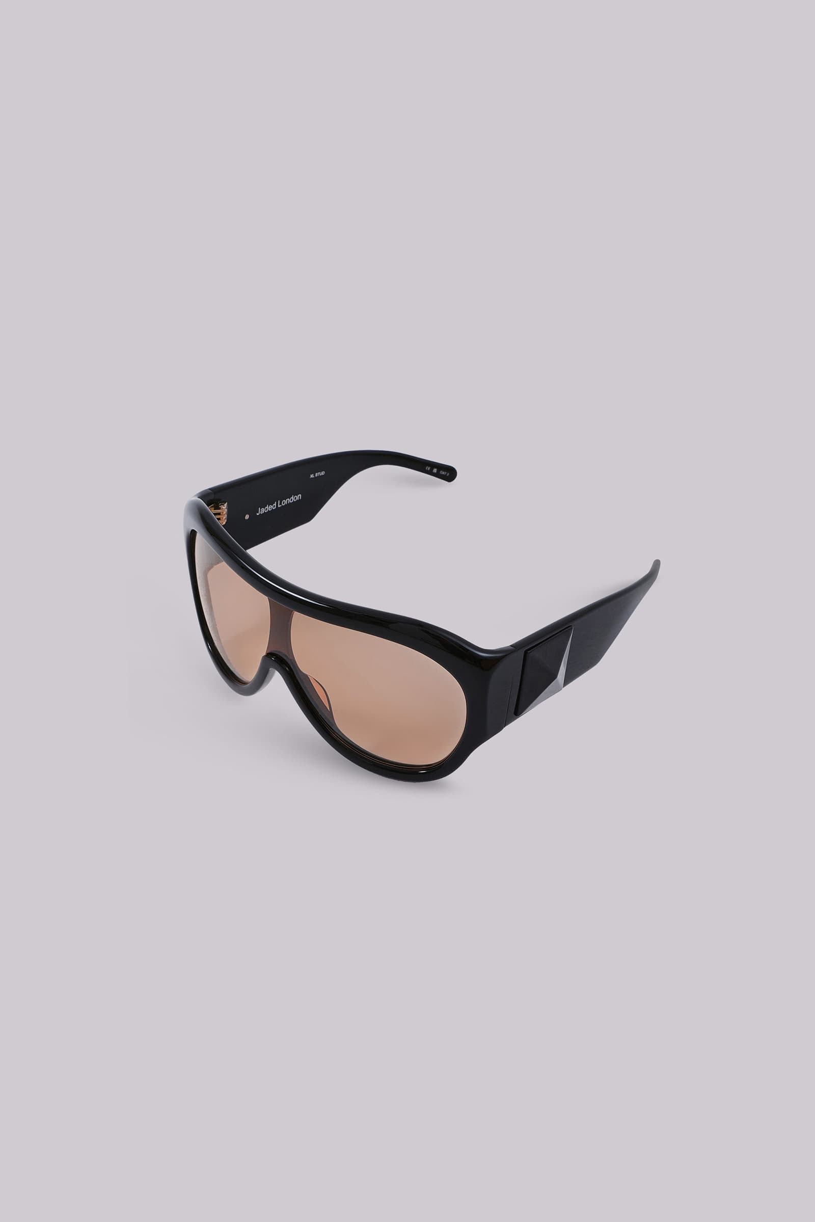 Noctra XL Stud Sunglasses in Amber
