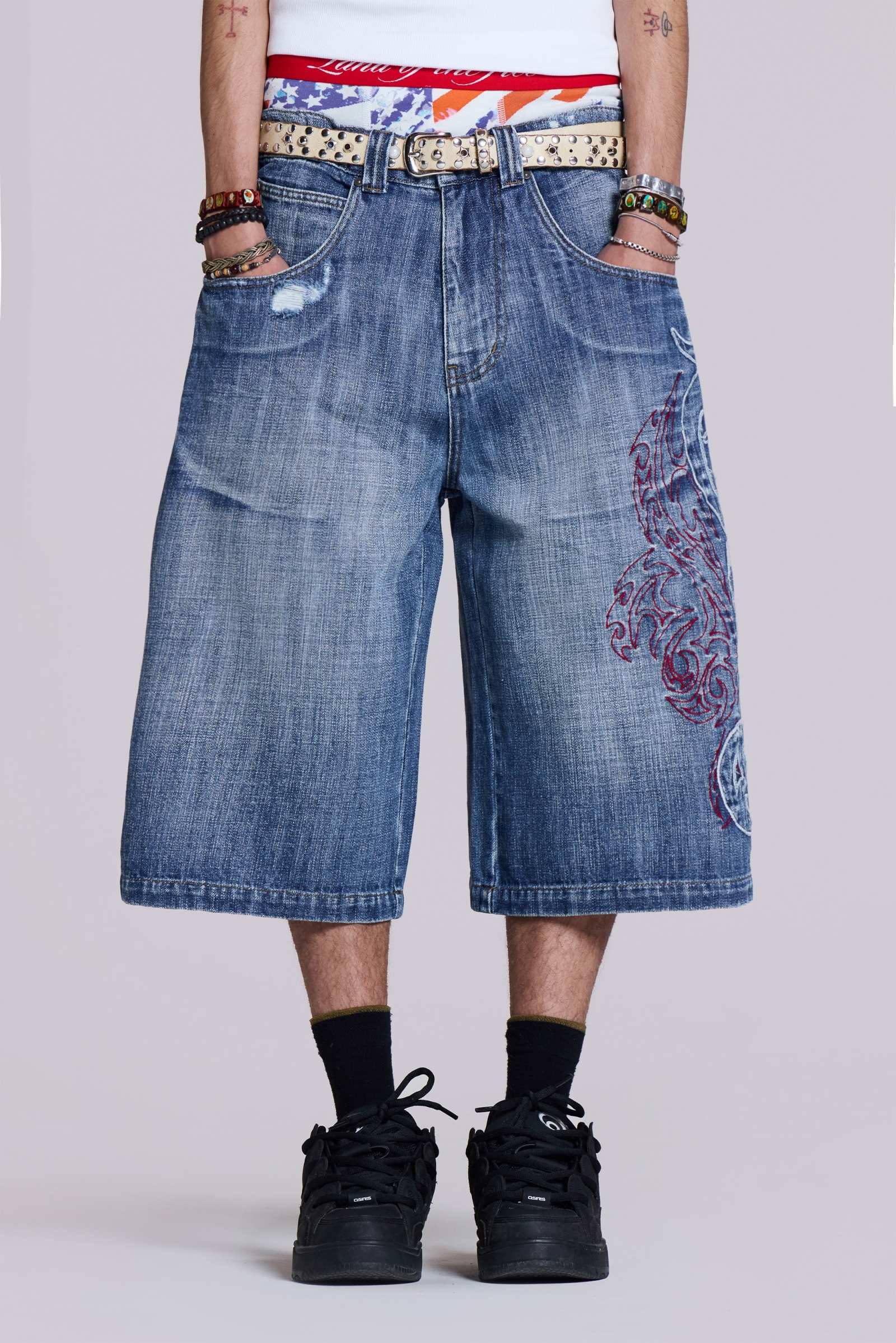 Layered Tribal XL Colossus Jorts