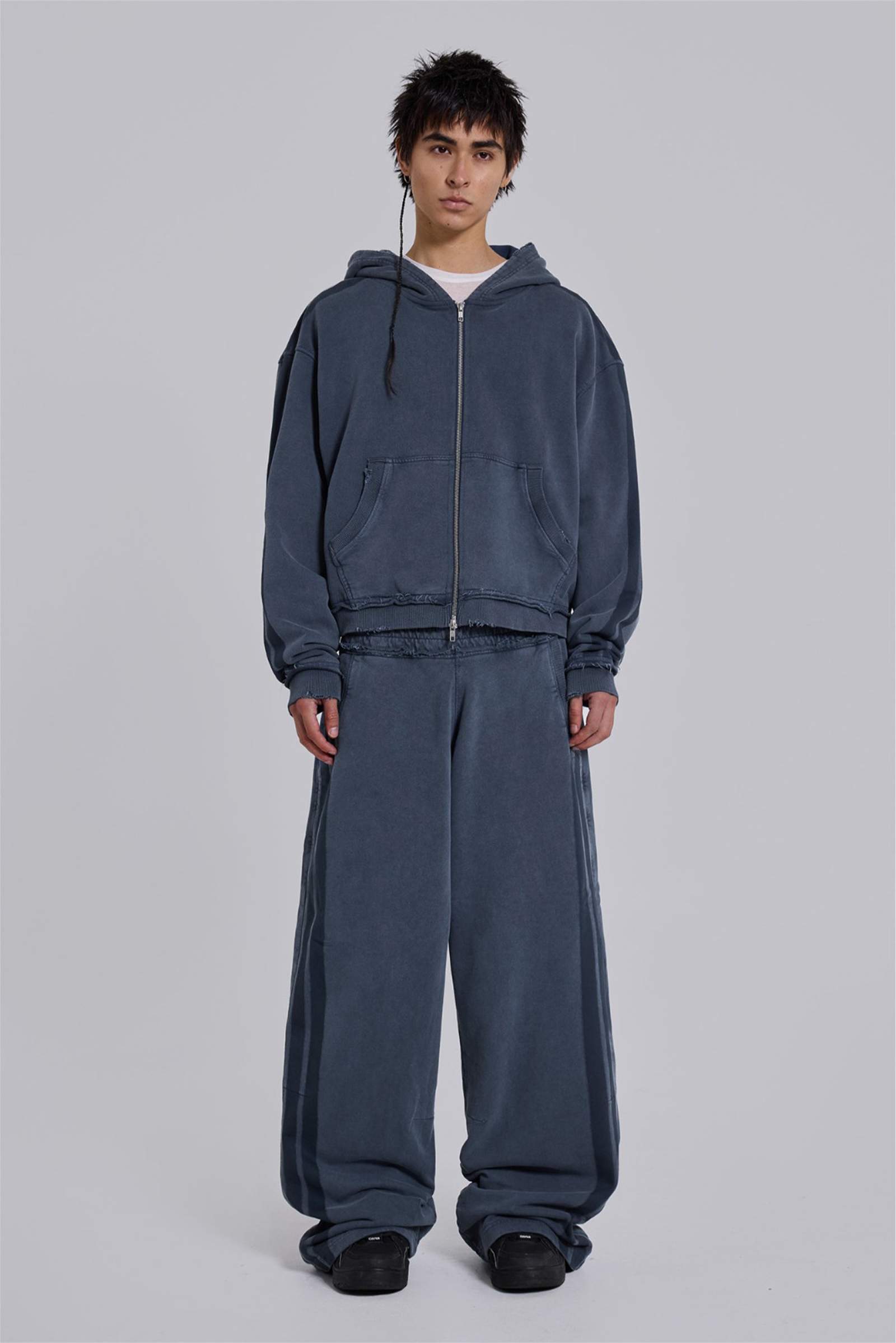 Blue Sporty Baggy Monster Hoodie