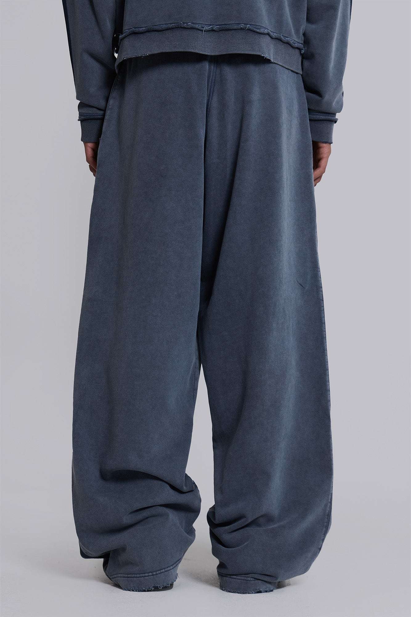 Blue Sporty Baggy Monster Joggers