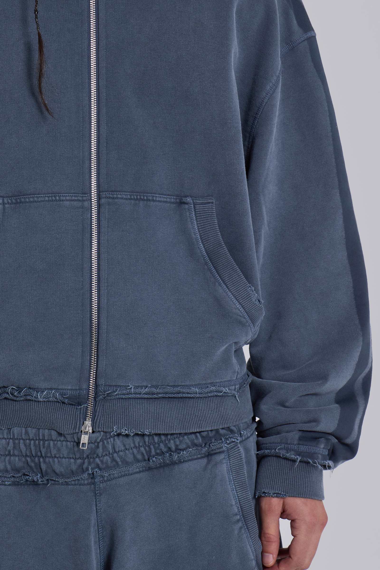 Blue Sporty Baggy Monster Hoodie