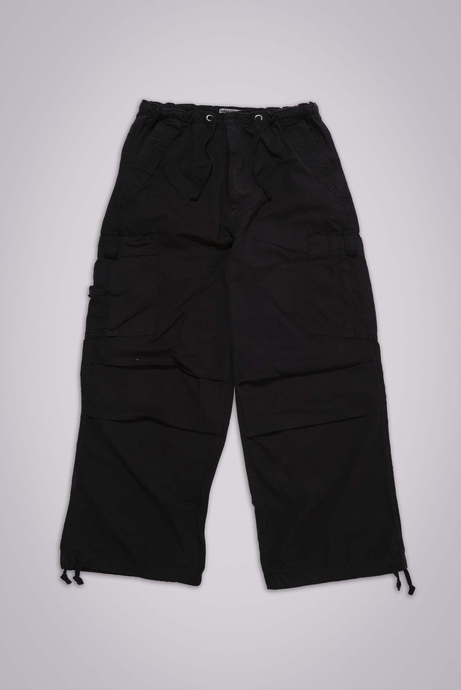 Black Parachute Cargo Pants