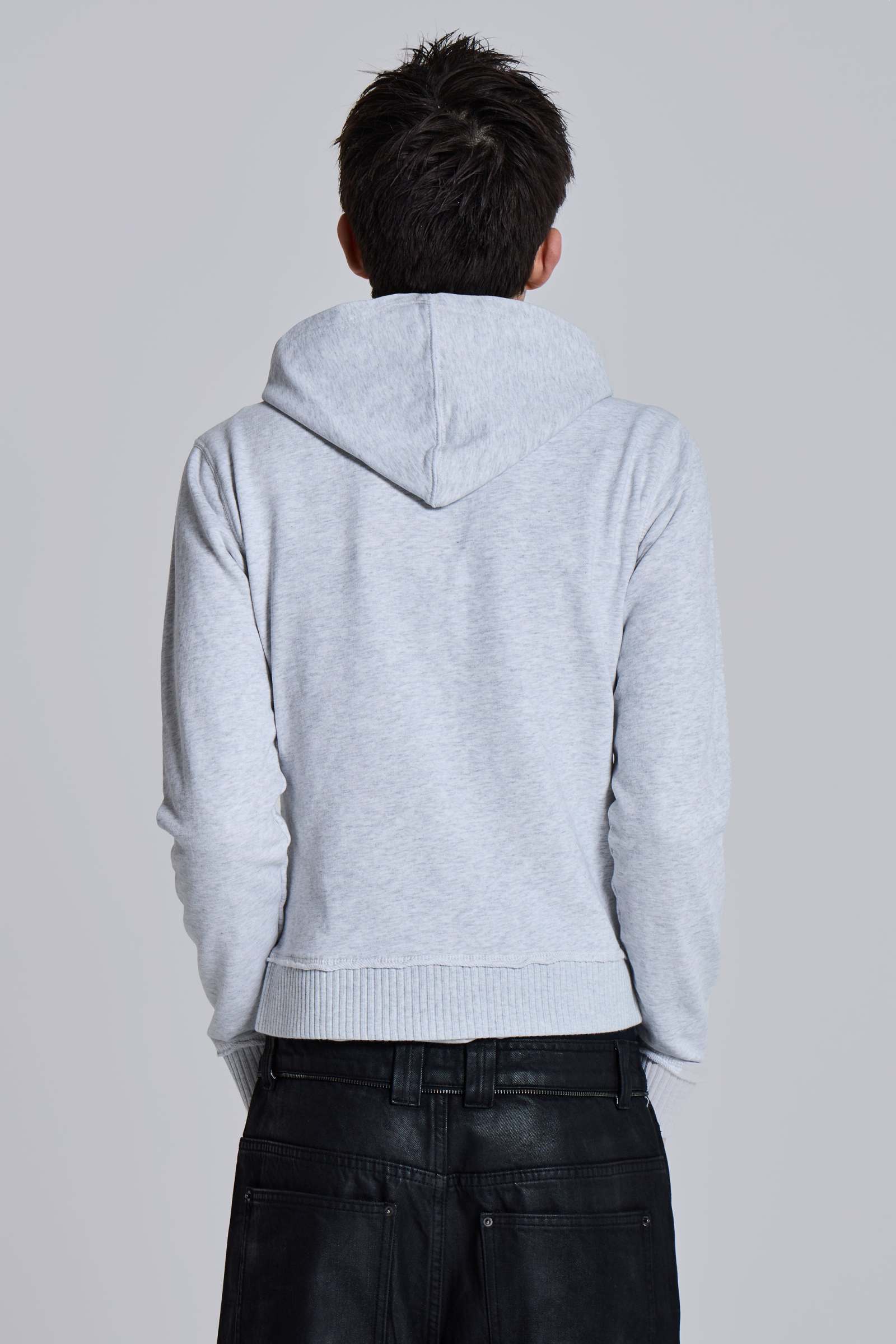 Grey Marl Military Monster Hoodie