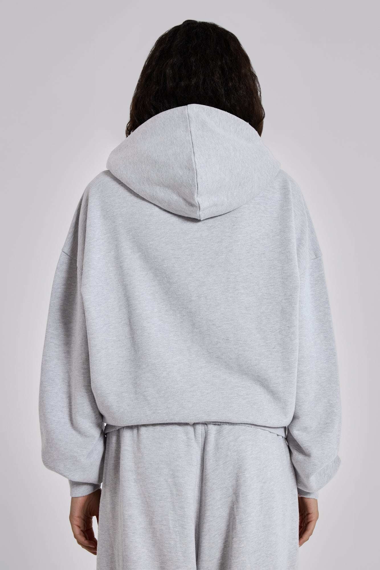 Grey Marl Oversized Monster Hoodie