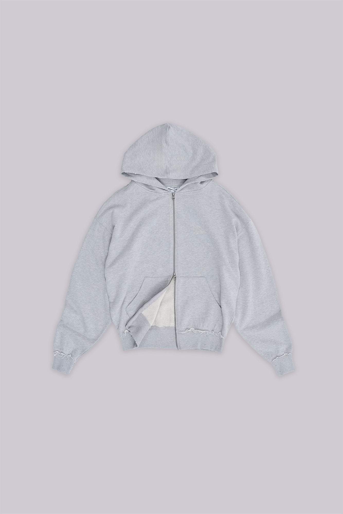 Grey Marl Oversized Monster Hoodie