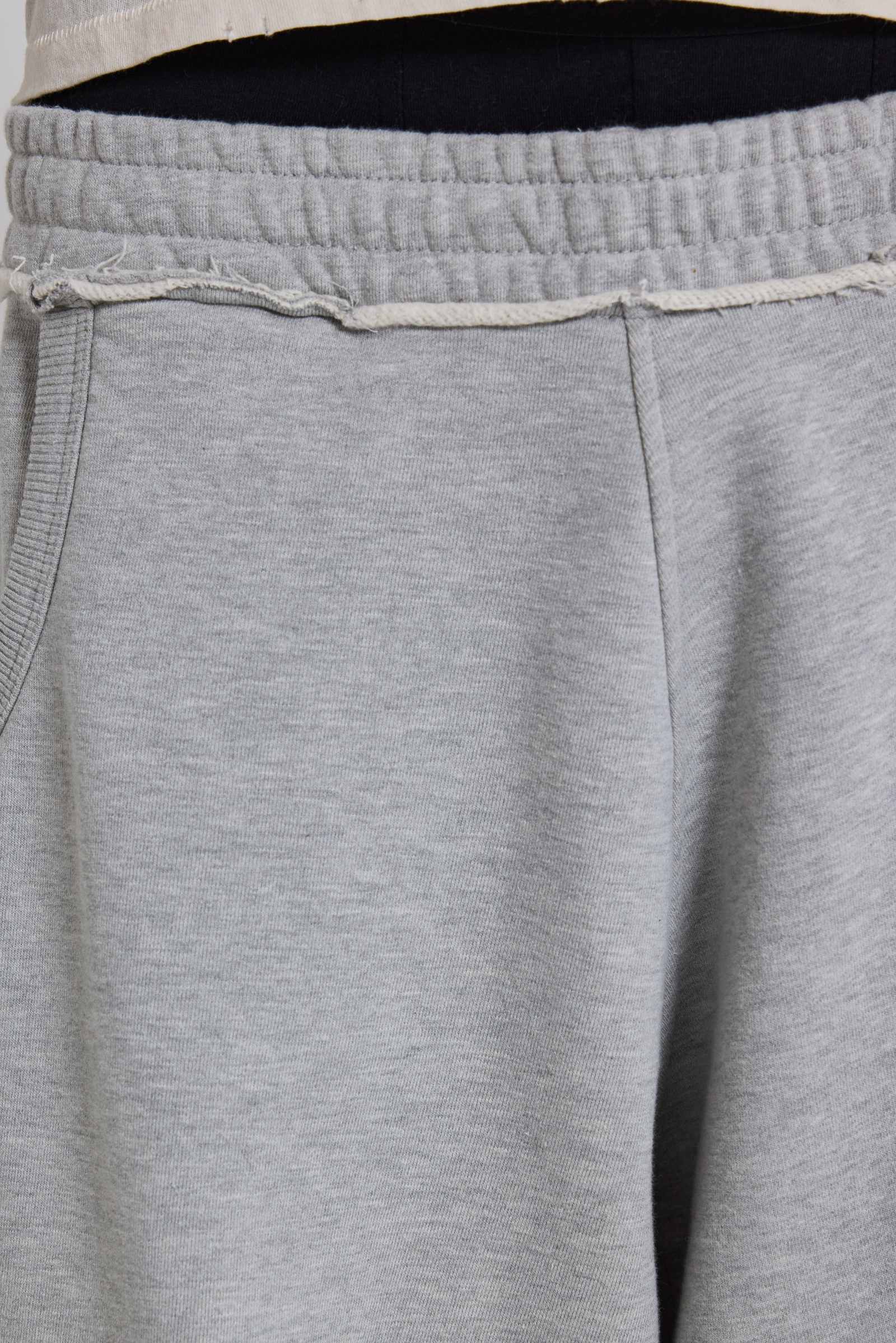 Grey Marl Cuffed Baggy Monster Joggers