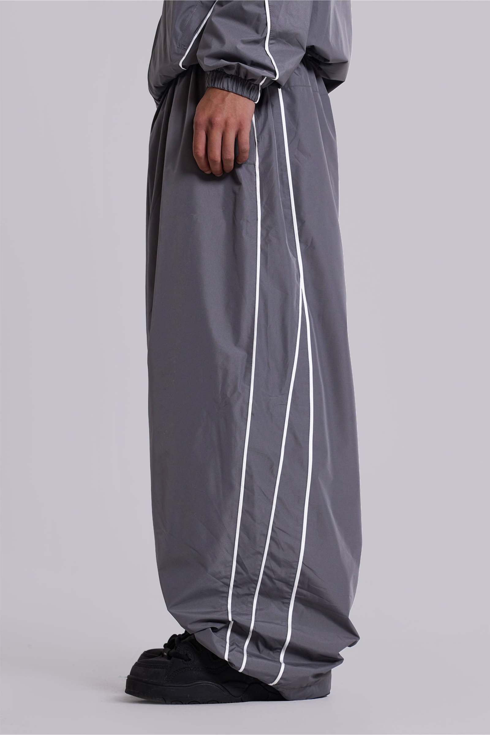 Grey Vapor Tracksuit Bottoms