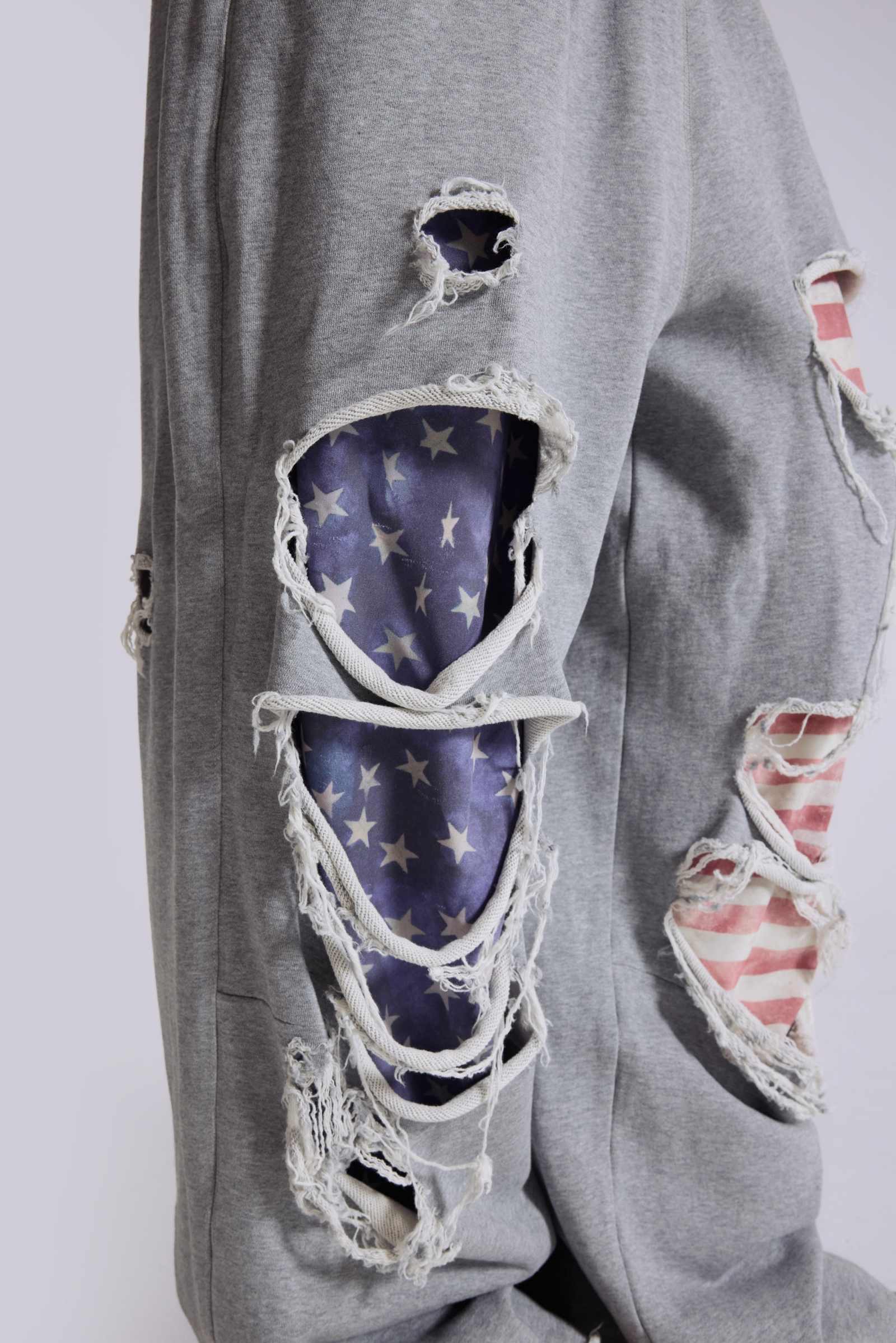 Stars and Stripes Distressed Monster Joggers