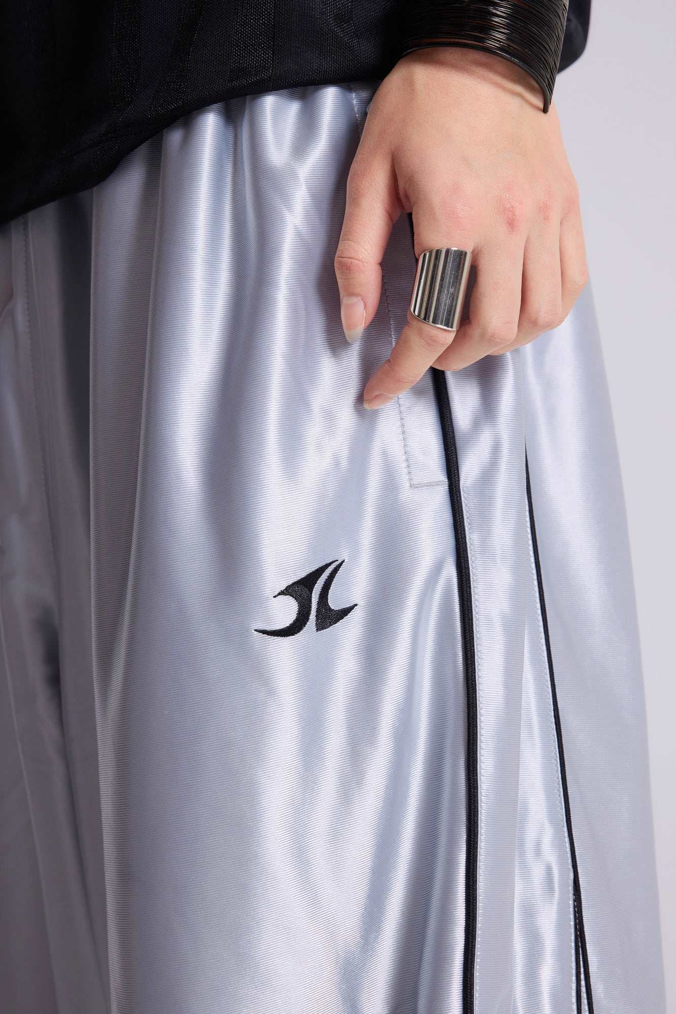 Metallic Vapor Joggers