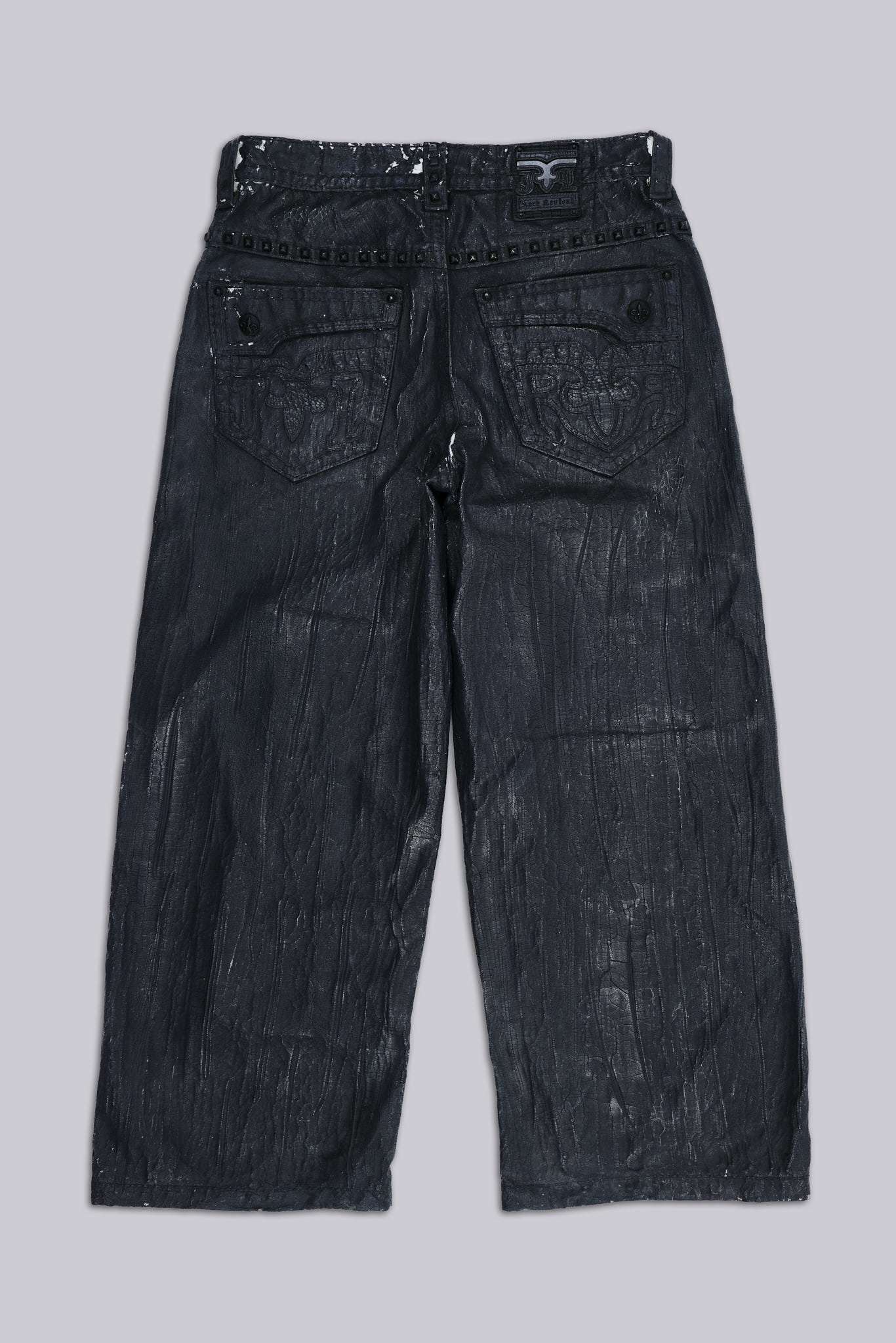 Rock Revival Moto Wax Jeans