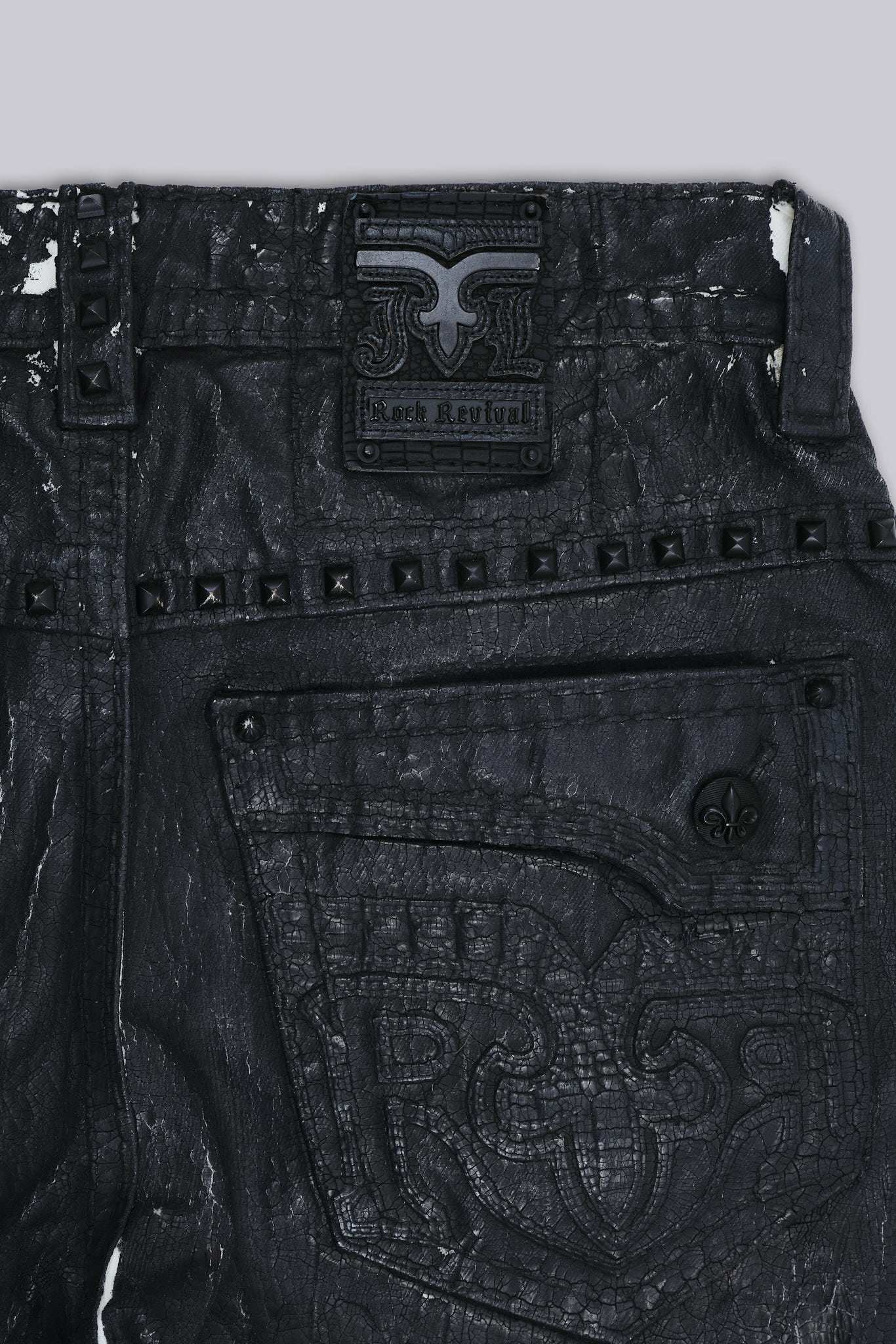 Rock Revival Moto Wax Jeans
