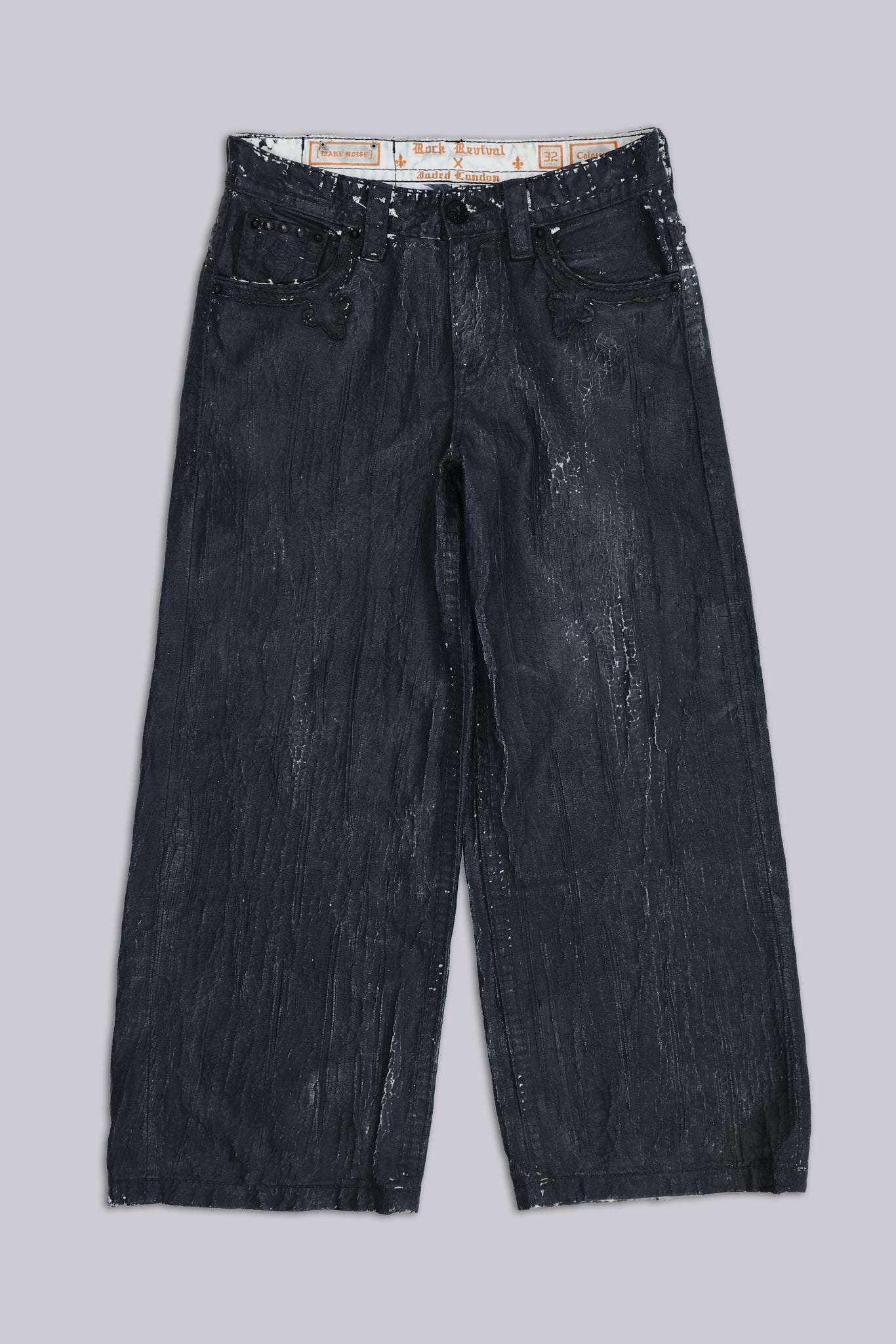 Rock Revival Moto Wax Jeans