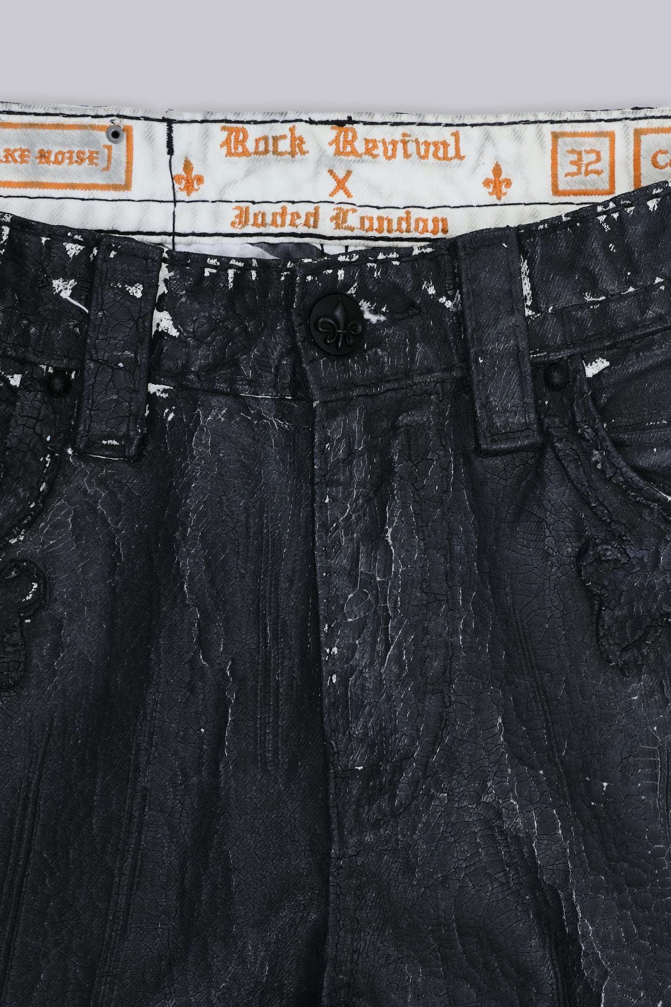 Rock Revival Moto Wax Jeans