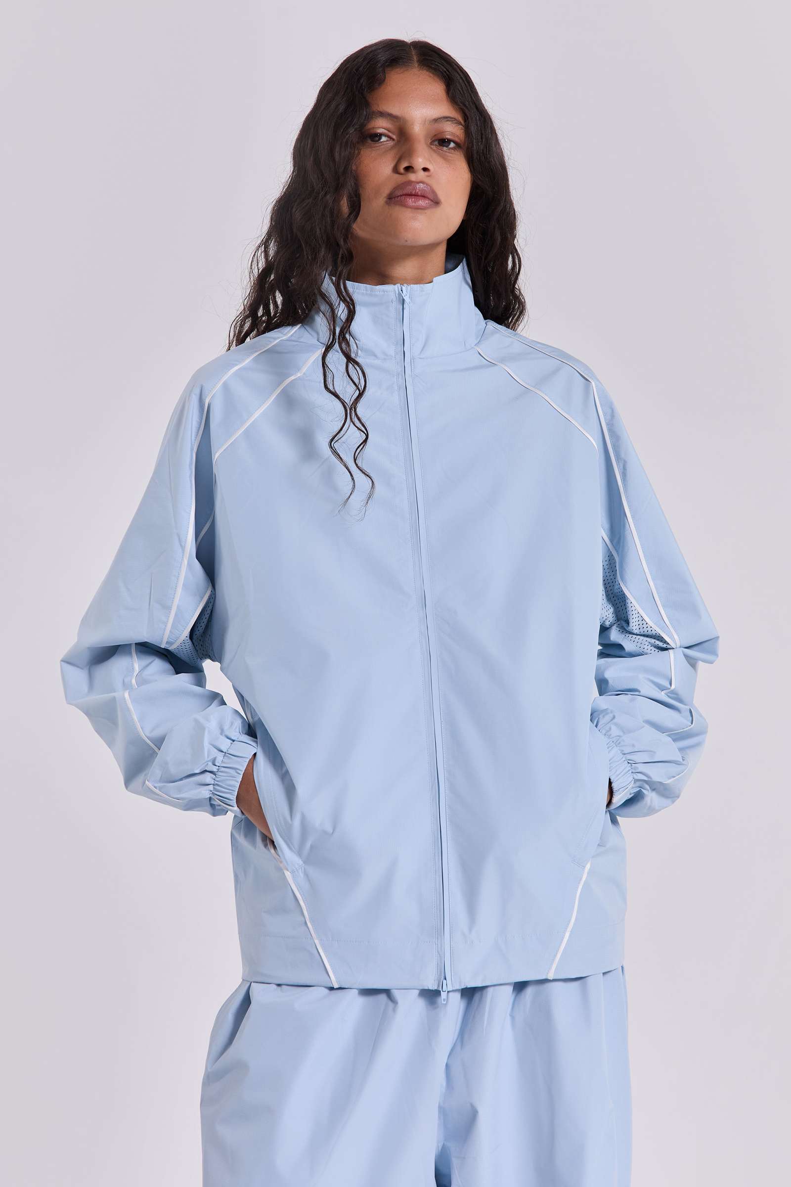 Blue Vapor Tracksuit Top