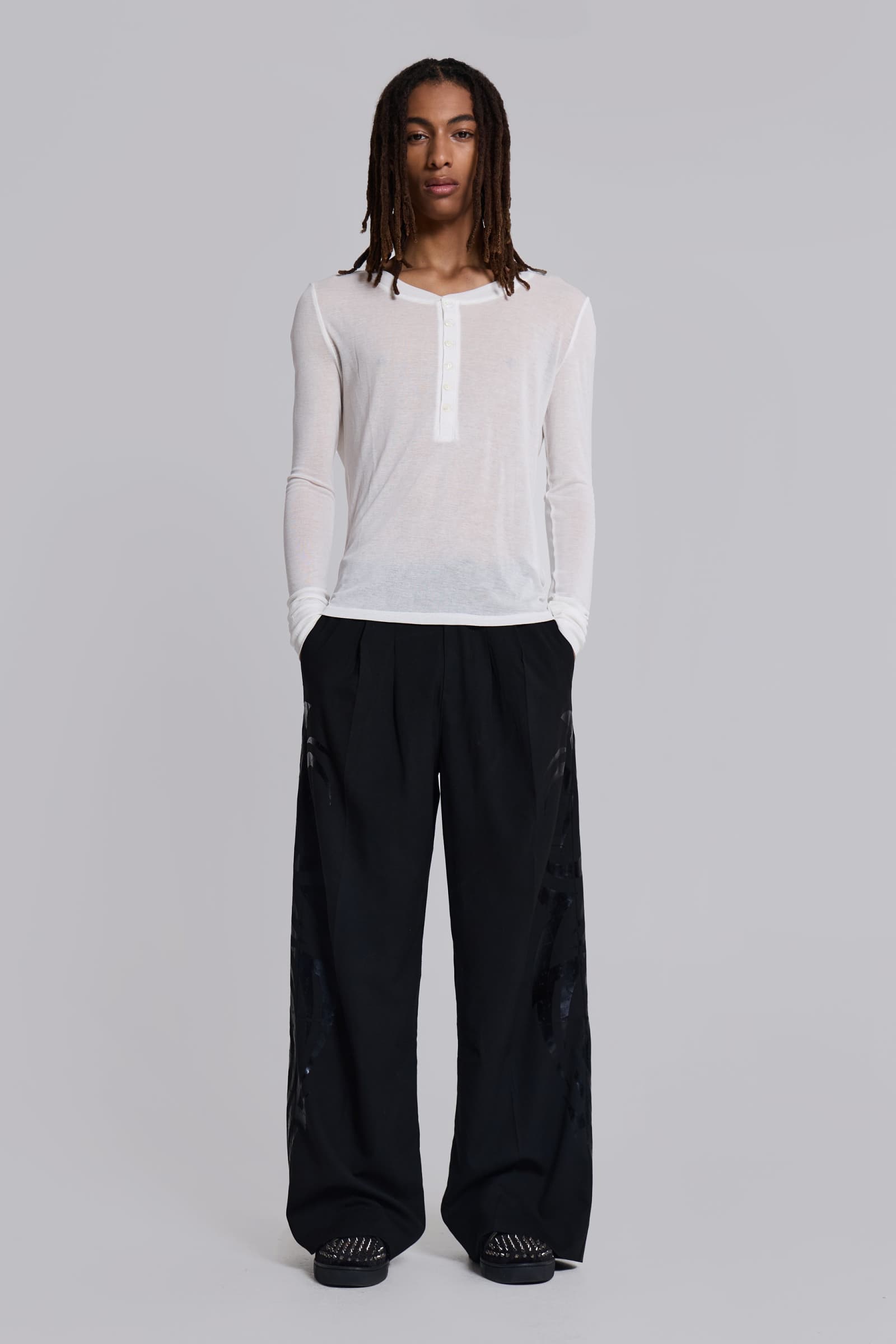 White Haze Long Sleeve Top
