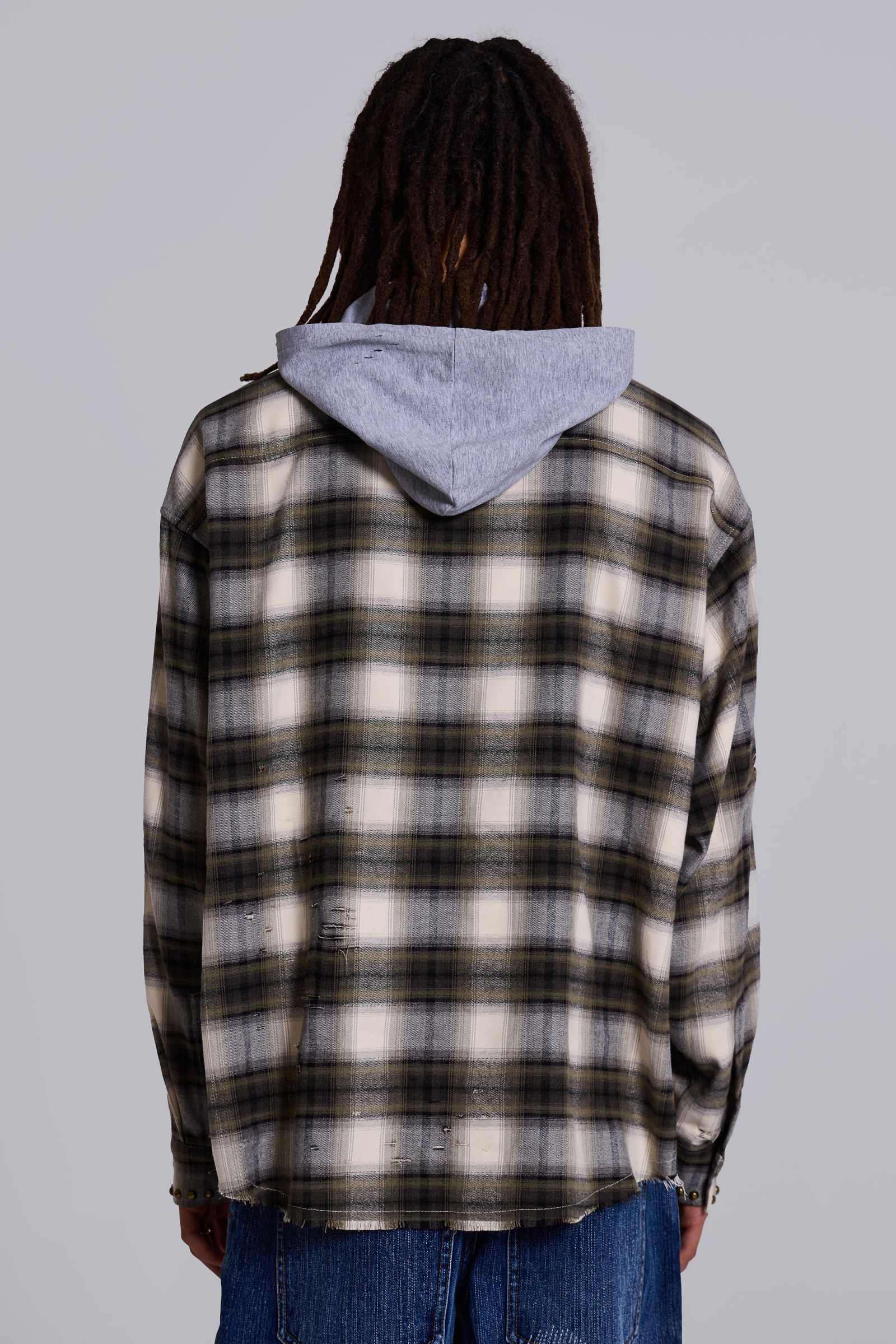 Taku Hooded Flannel Shirt