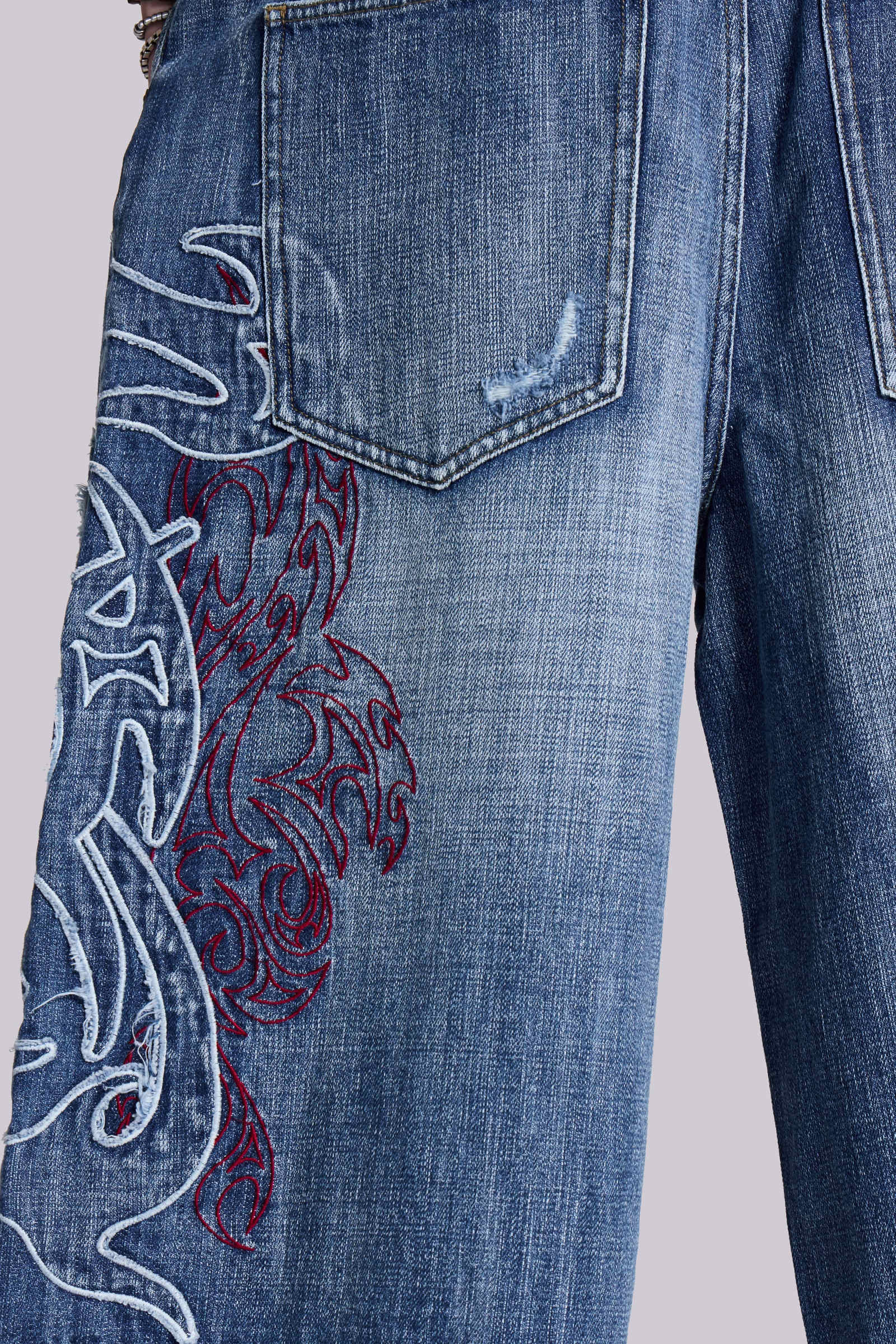 Layered Tribal XL Colossus Jorts