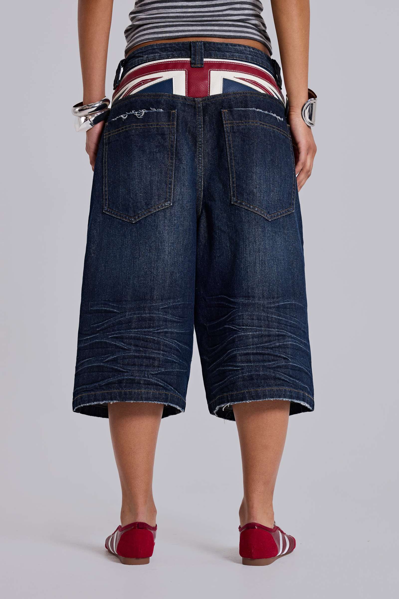 Union Jack Indigo Colossus Jorts