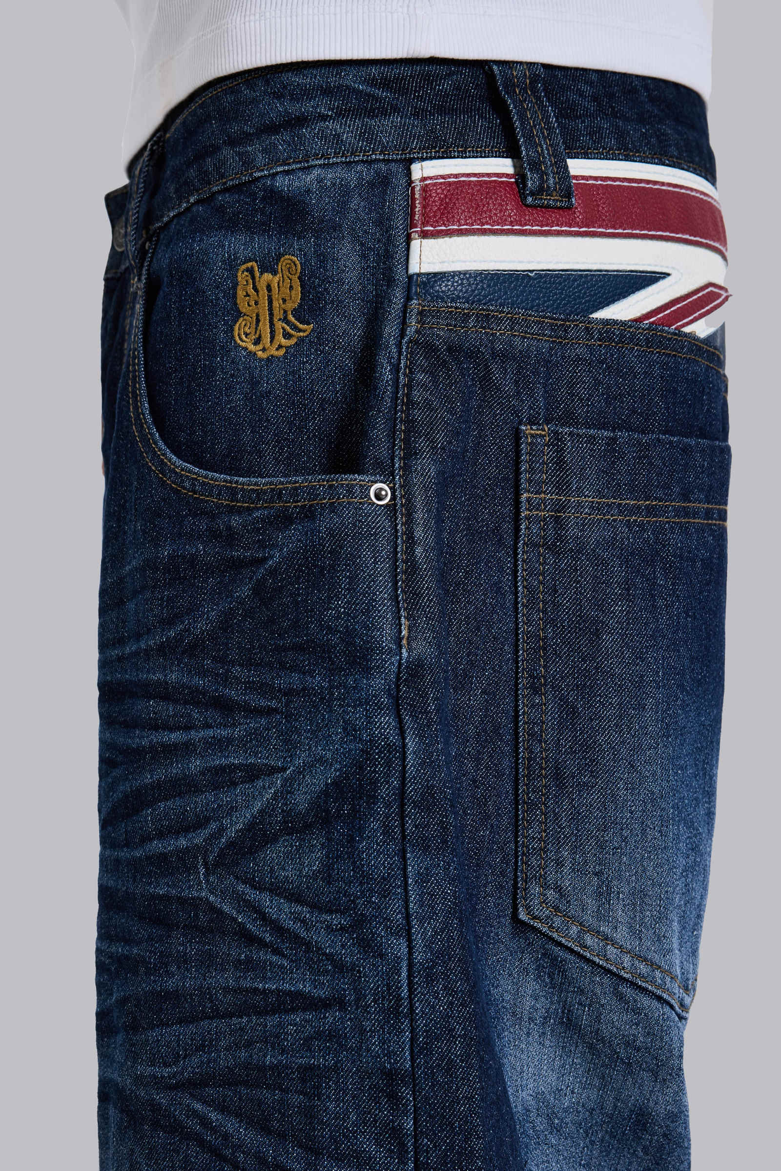 Union Jack Indigo Colossus Jorts