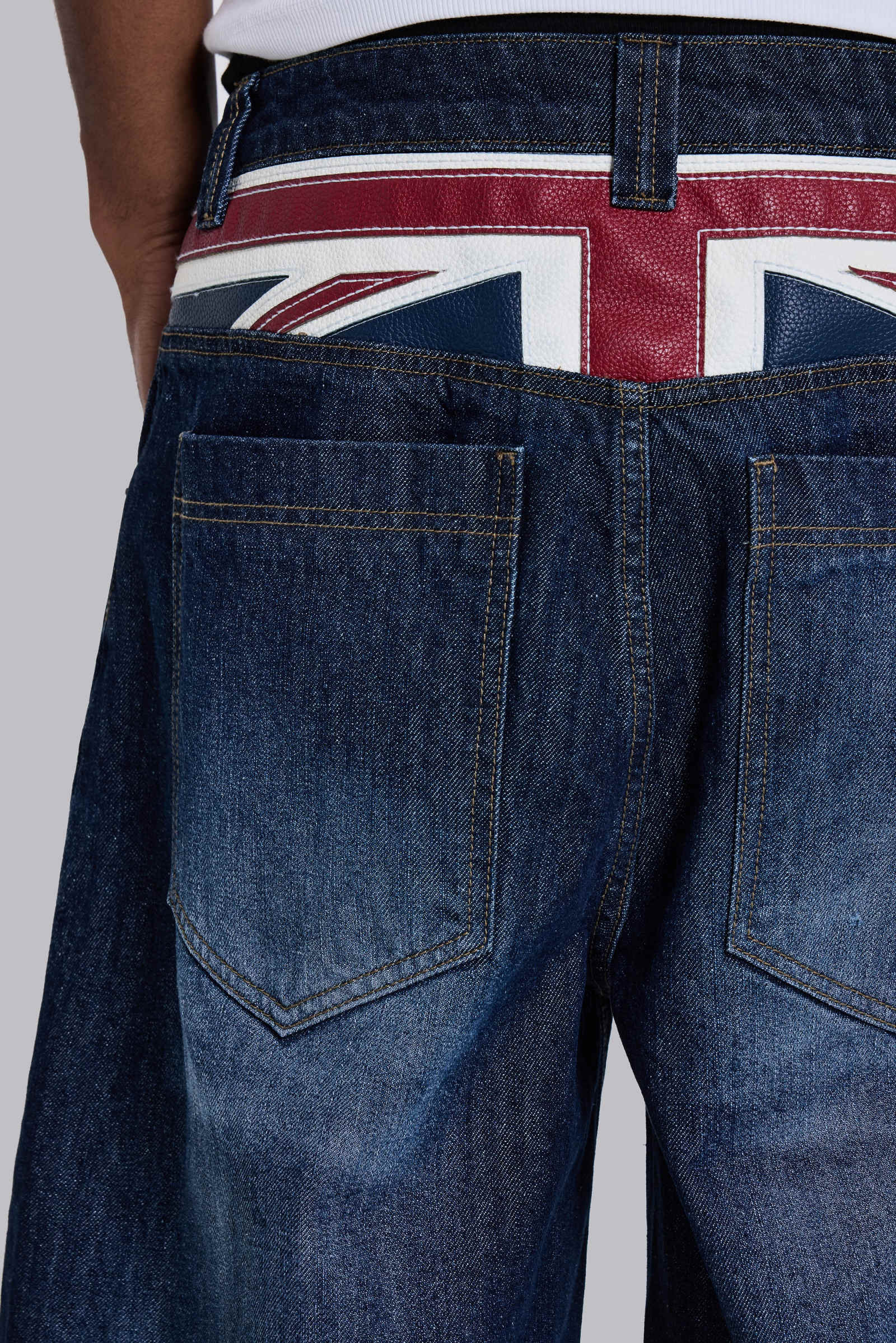 Union Jack Indigo Colossus Jorts