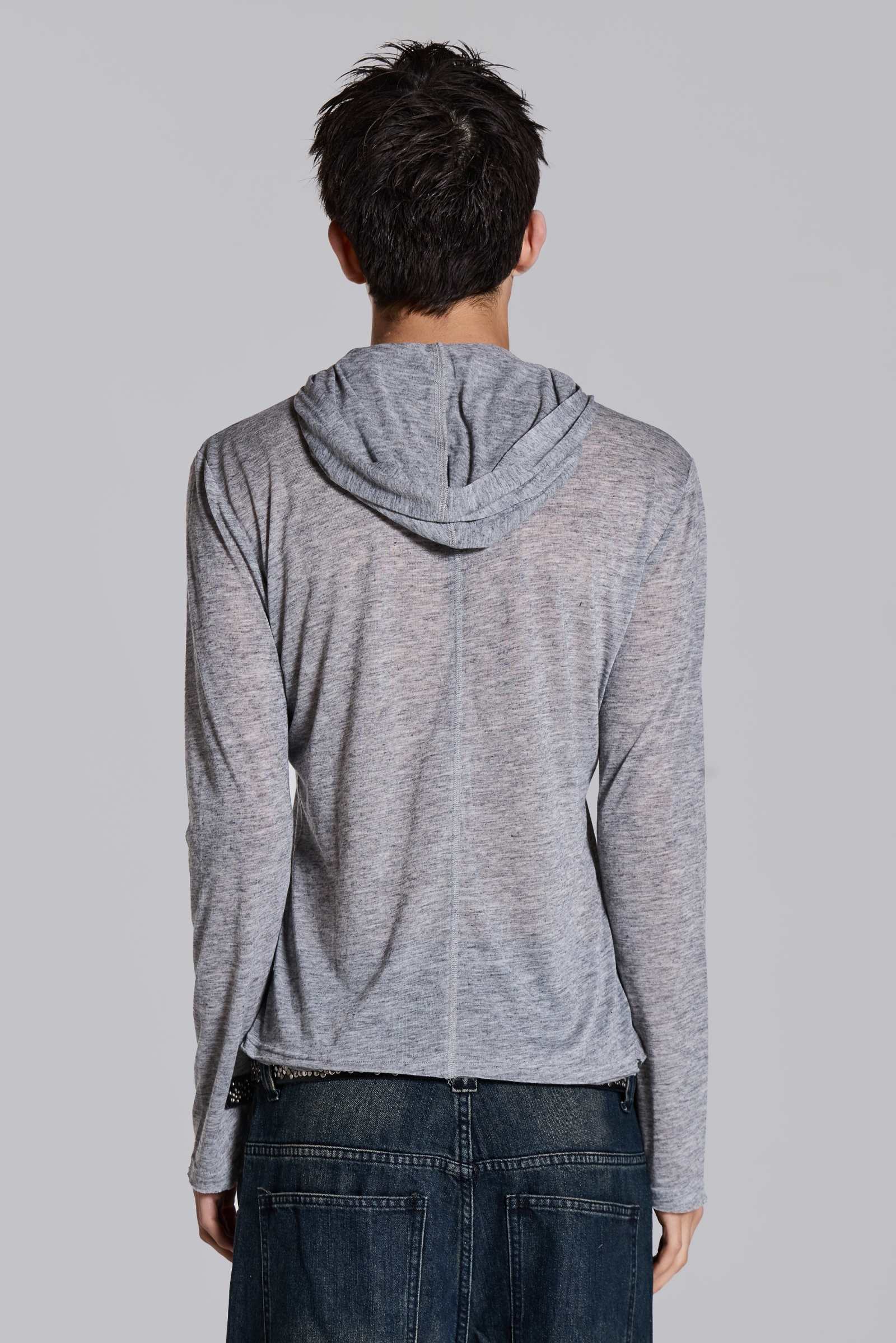Grey Marl Mist Hoodie