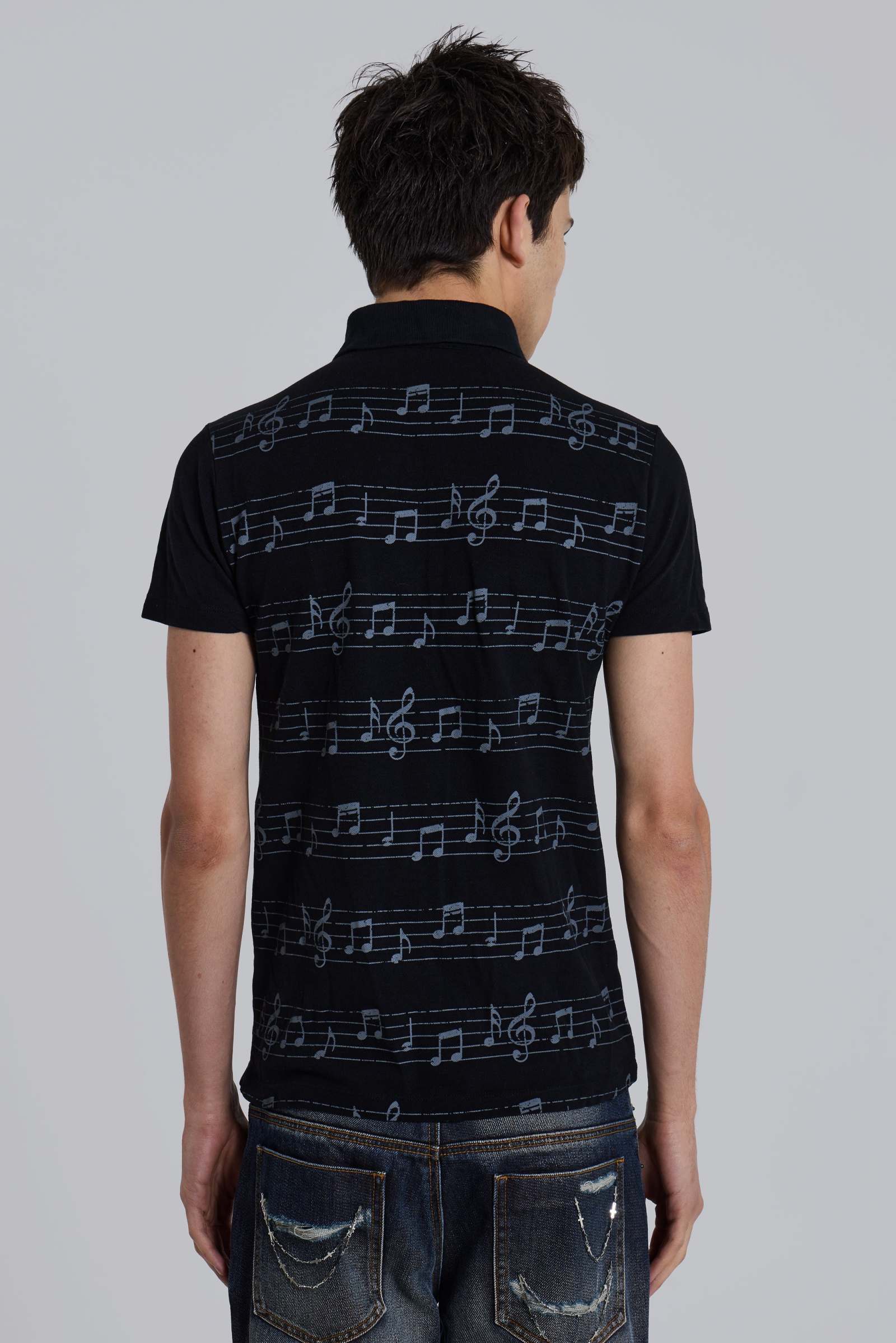 Black Riff Polo Shirt