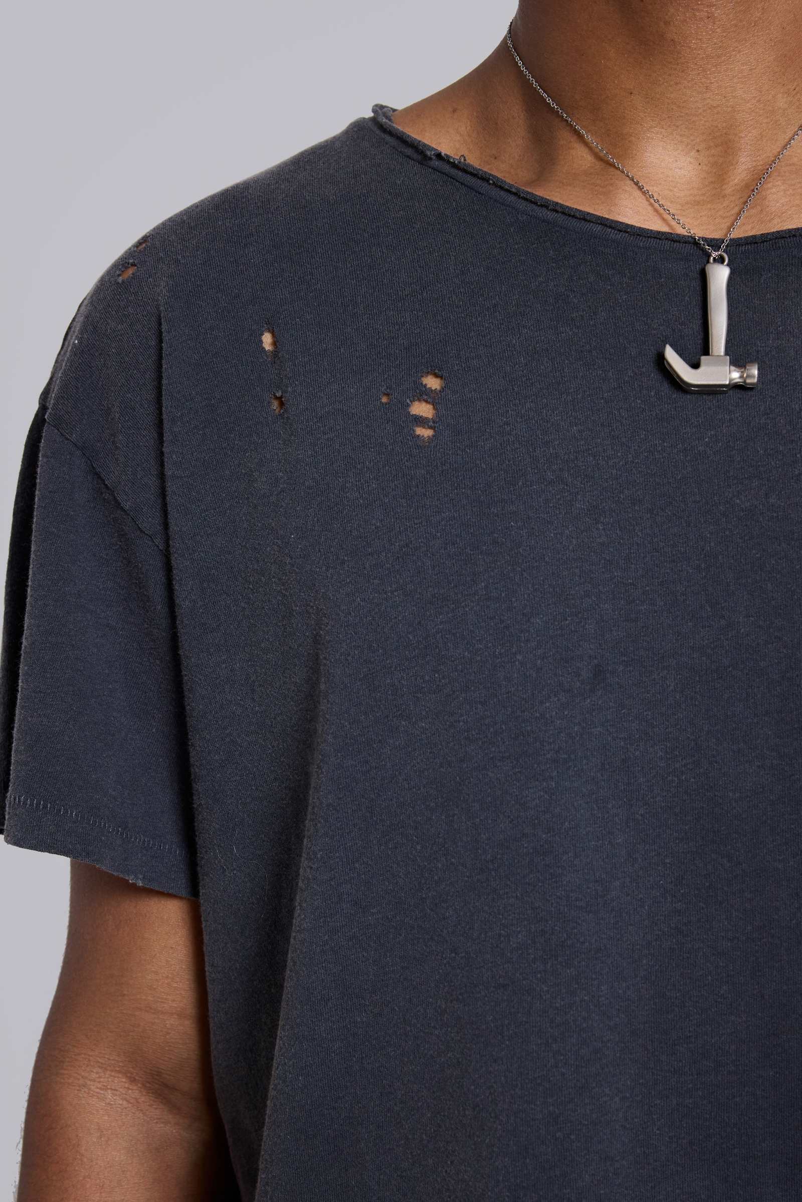 Washed Black Moth T-Shirt