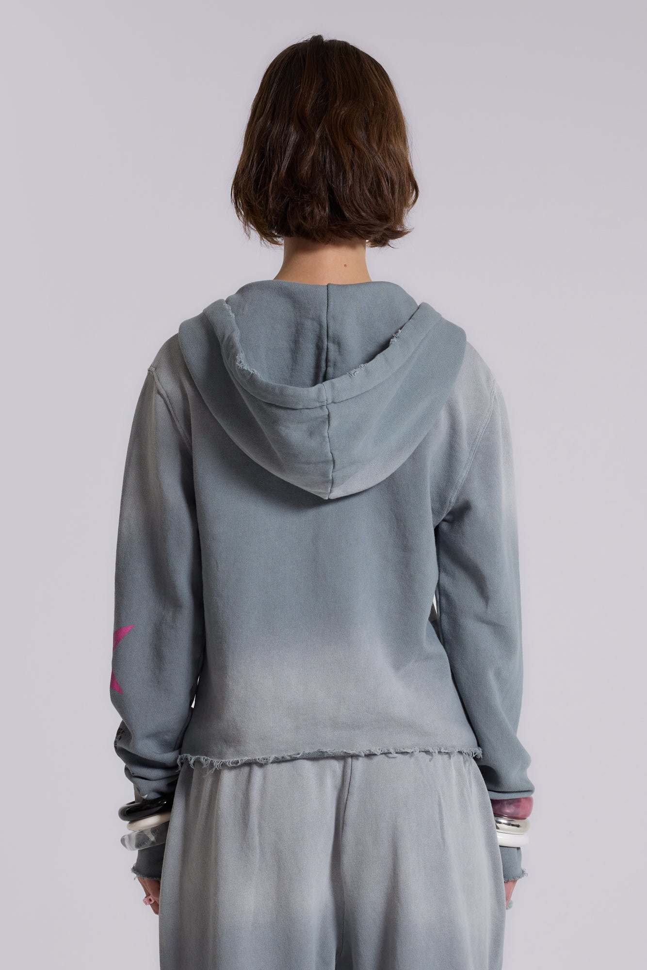 Cleo Graphic Zip Through Hoodie
