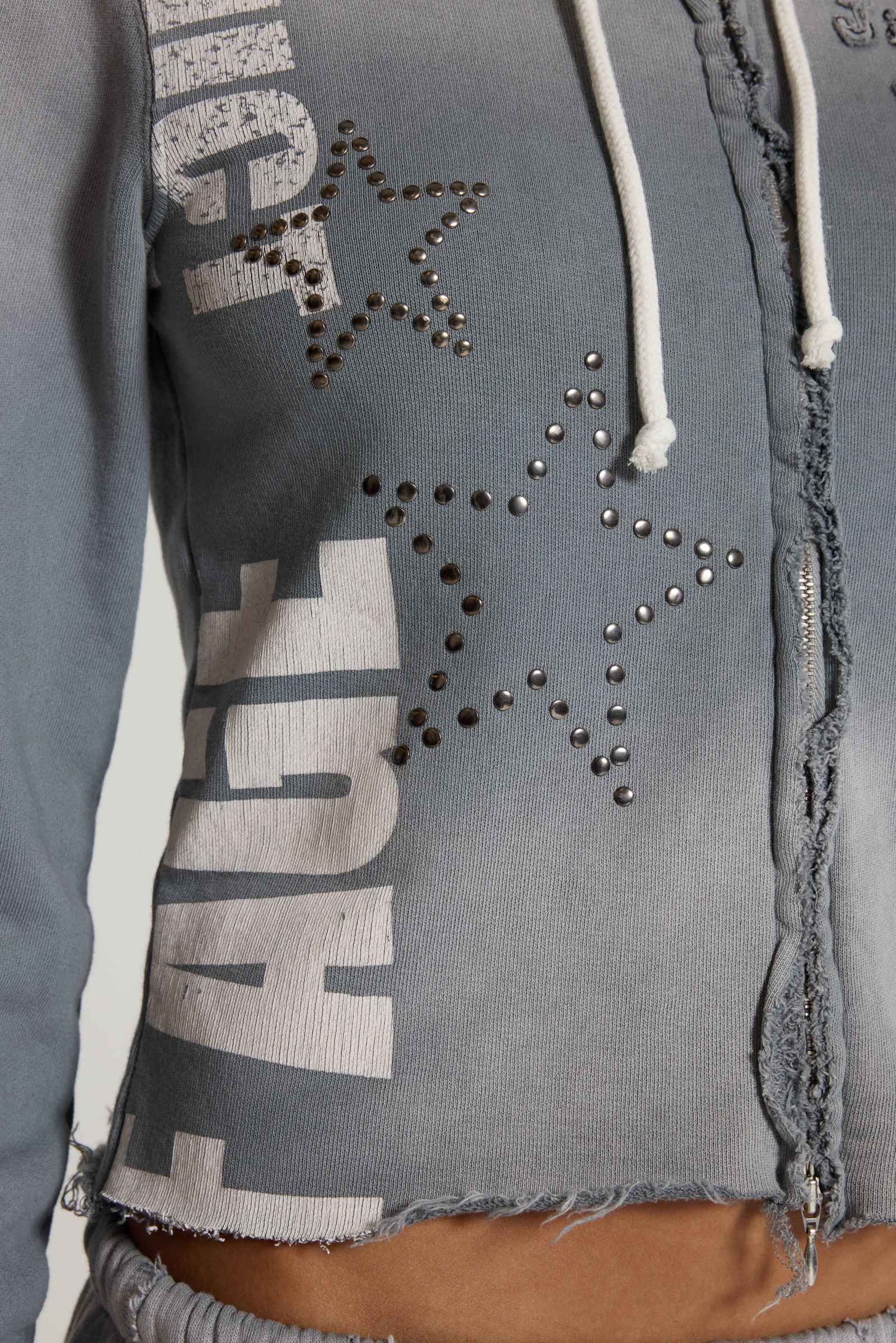 Cleo Graphic Zip Through Hoodie