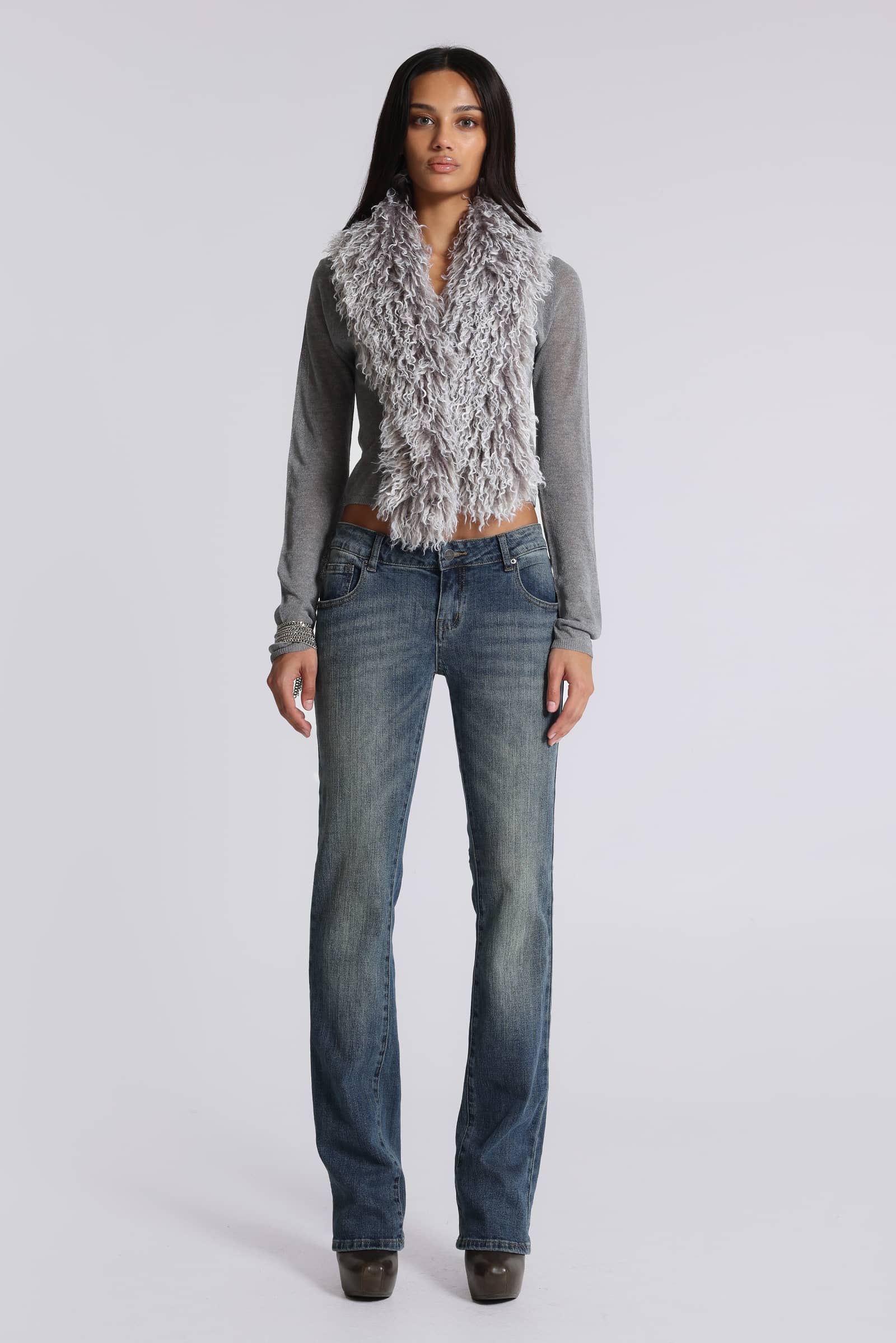 Cooper Bootcut Jeans in Mid Blue