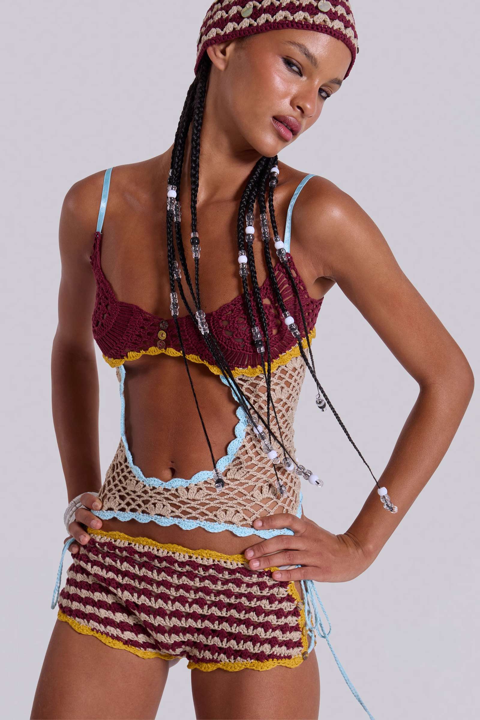 Kalani Crochet Mini Shorts