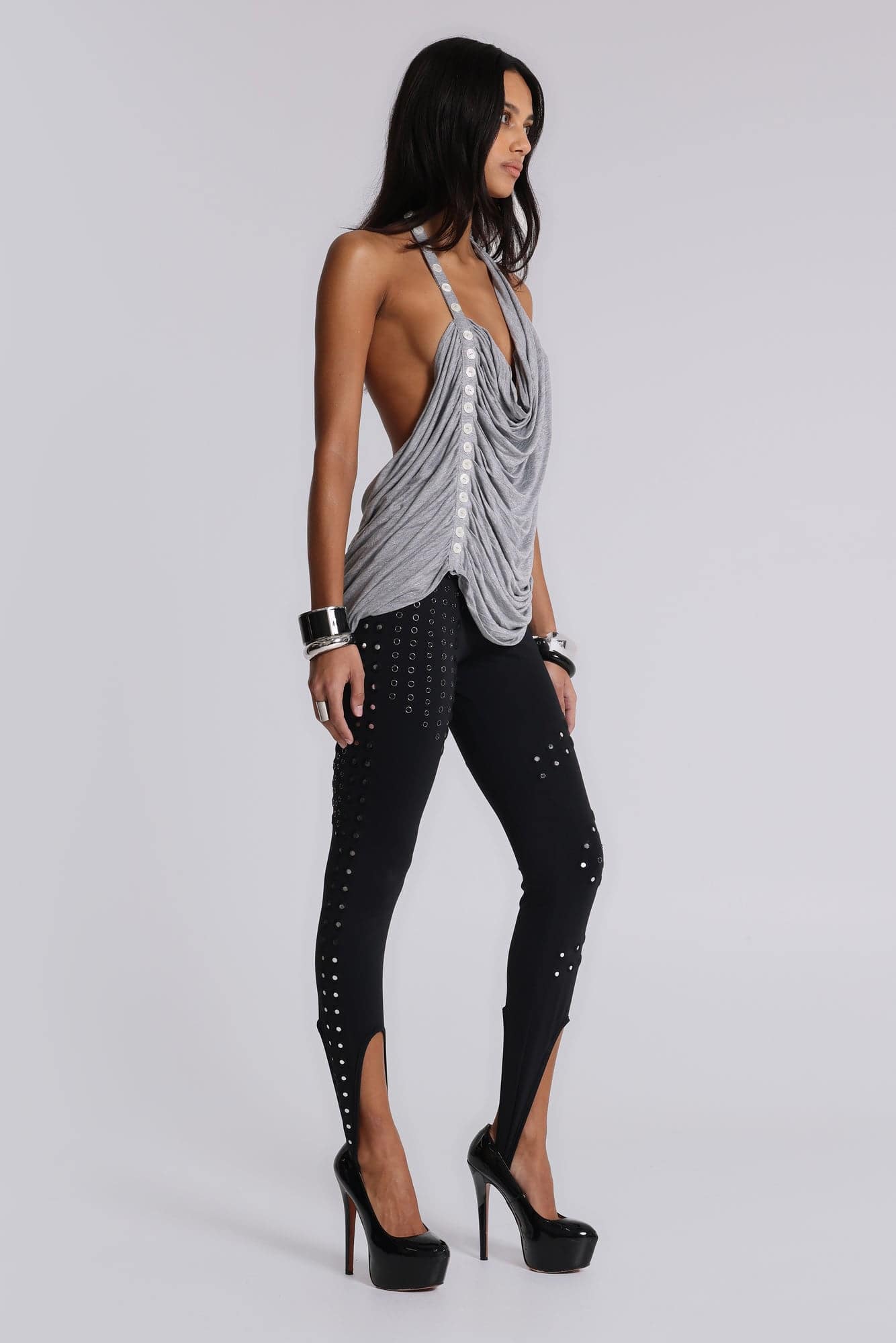 Equora Embellished Stirrup Leggings