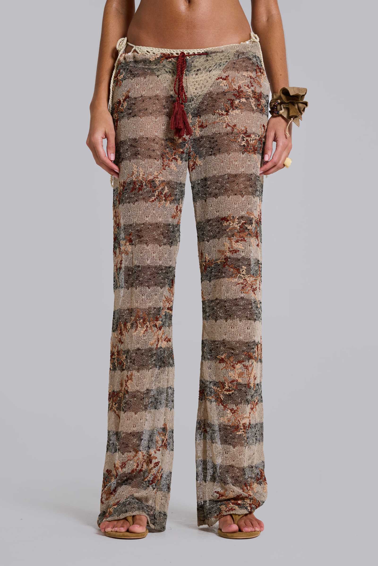 Deva Stripe Knit Trousers