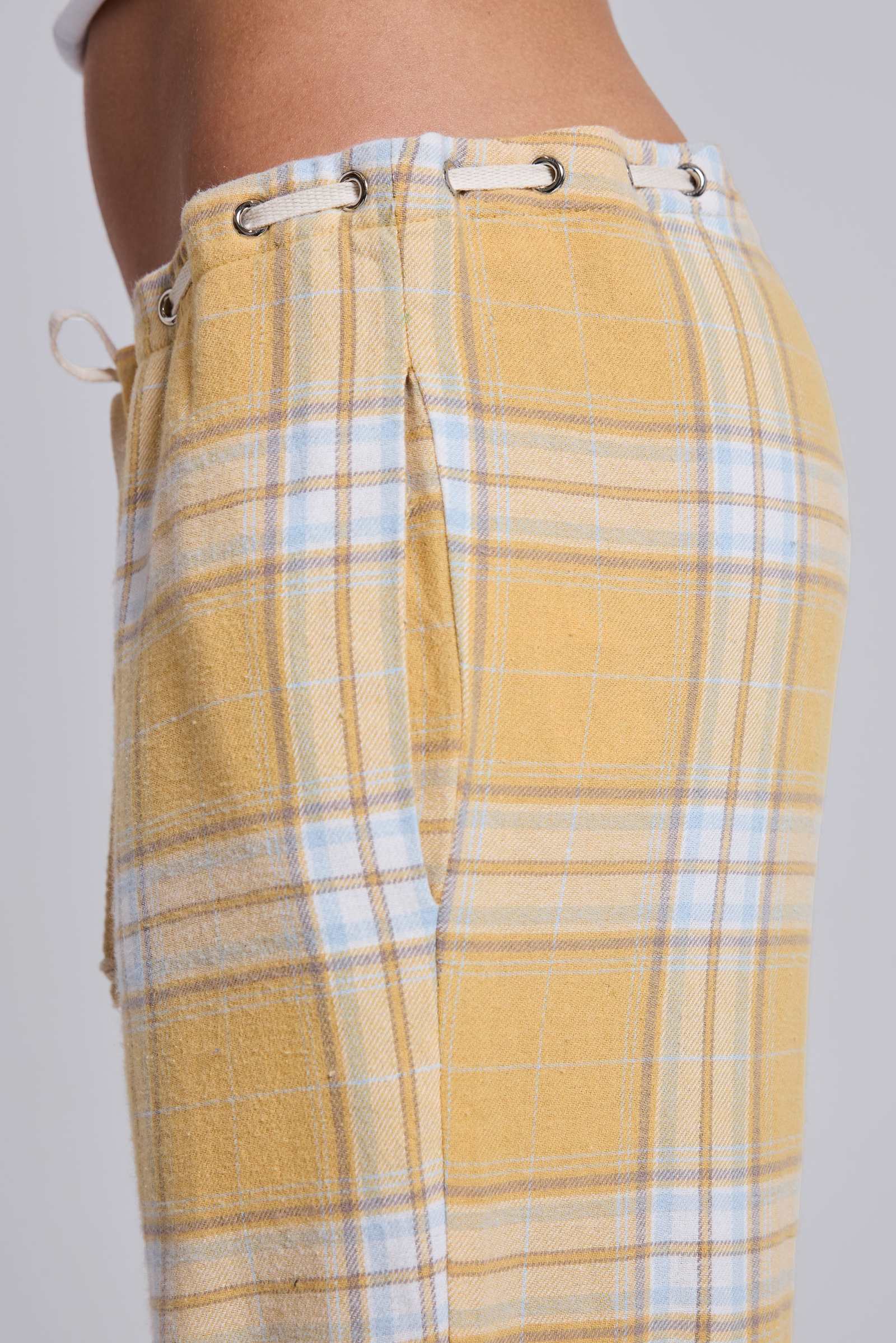 Vellora Low Rise Check Trousers