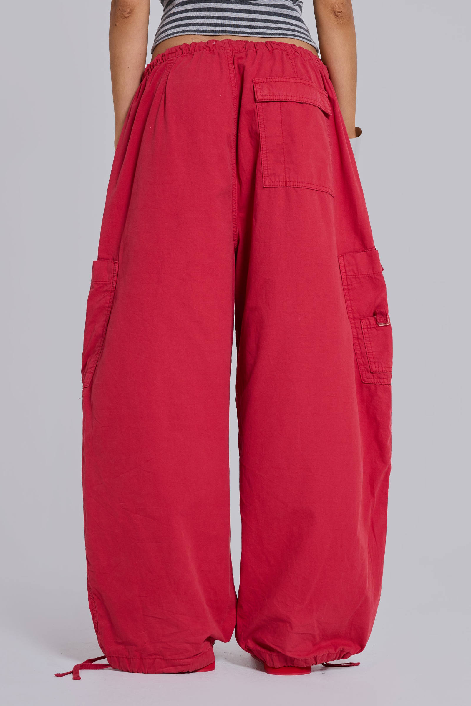 Red Parachute Cargo Pants