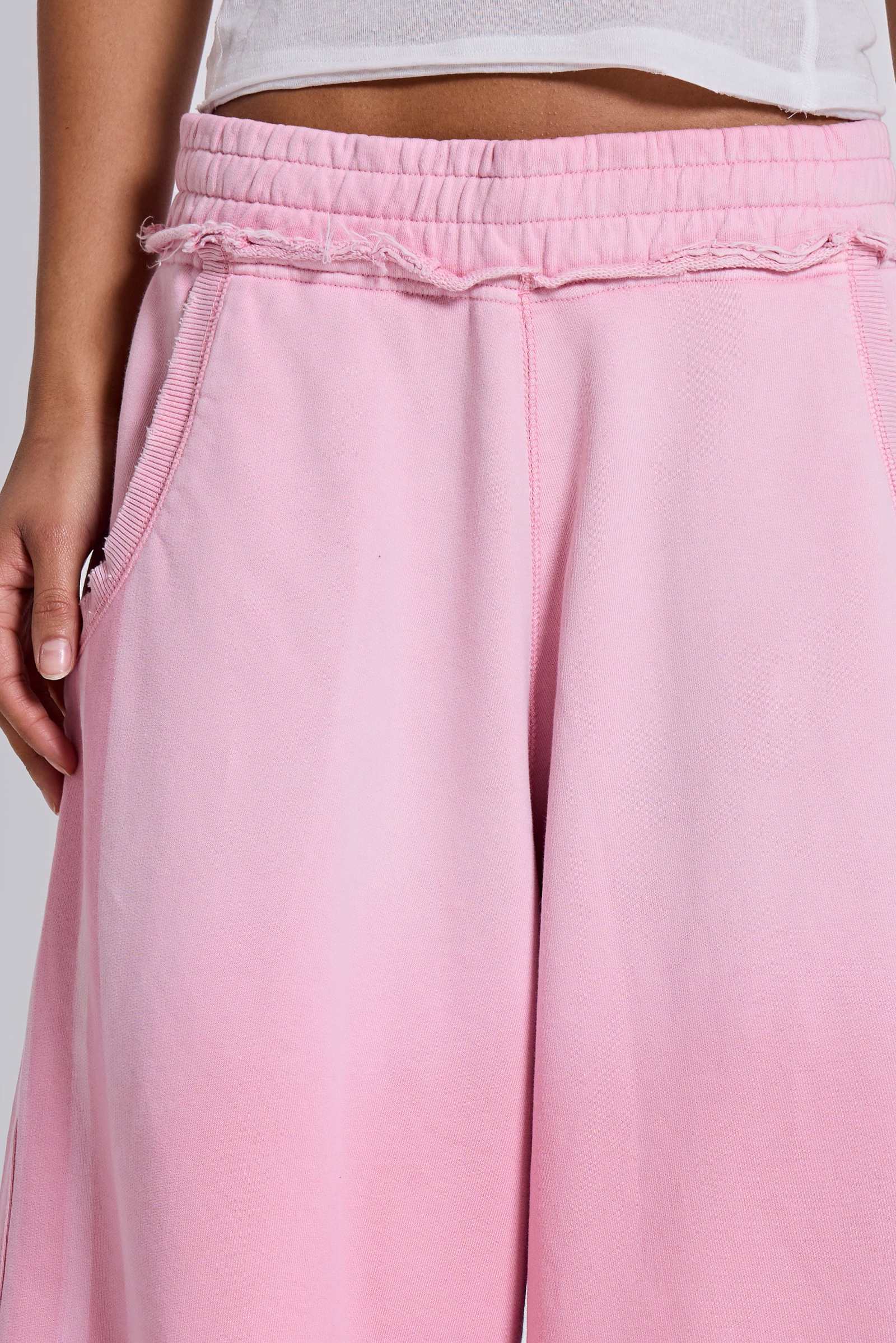 Pink Sporty Baggy Monster Joggers