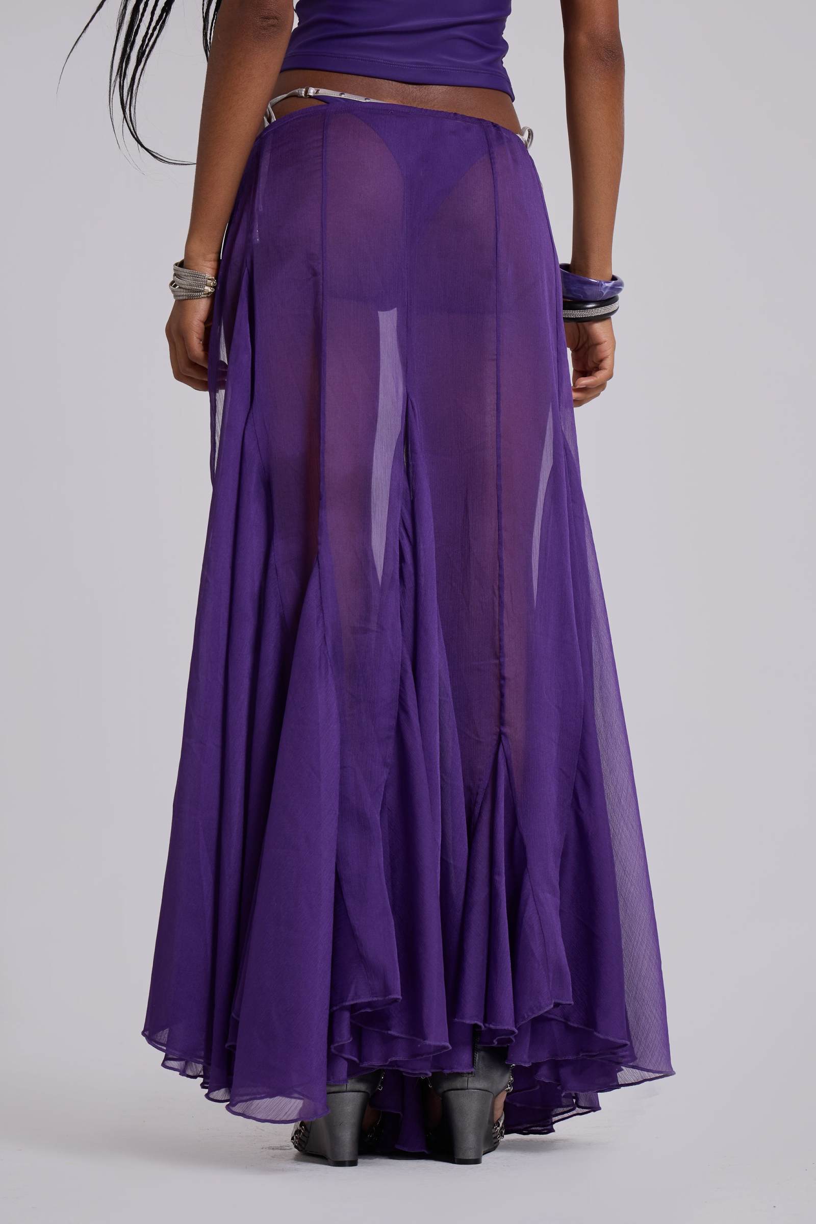 Miria Chiffon Maxi Skirt