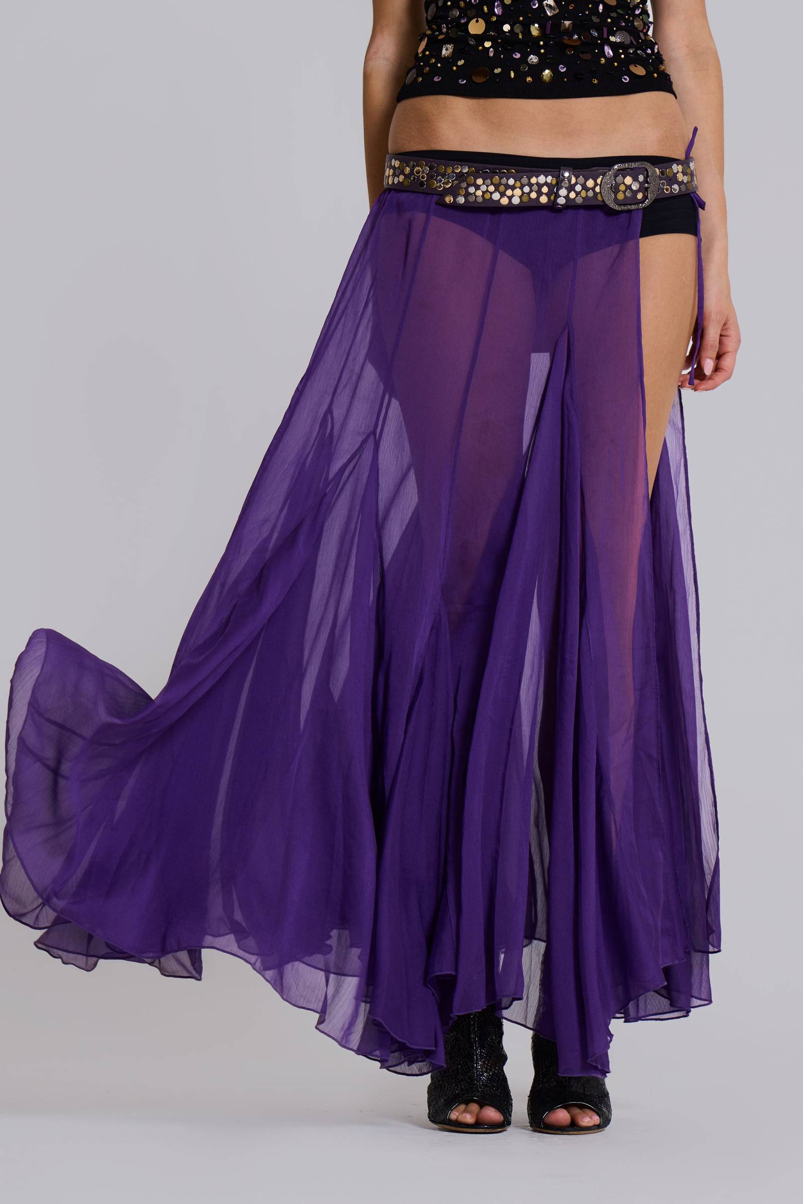 Miria Chiffon Maxi Skirt