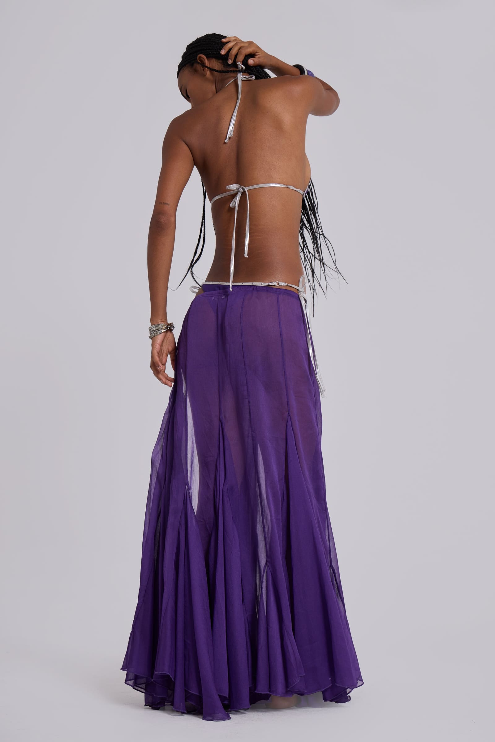 Miria Chiffon Maxi Skirt