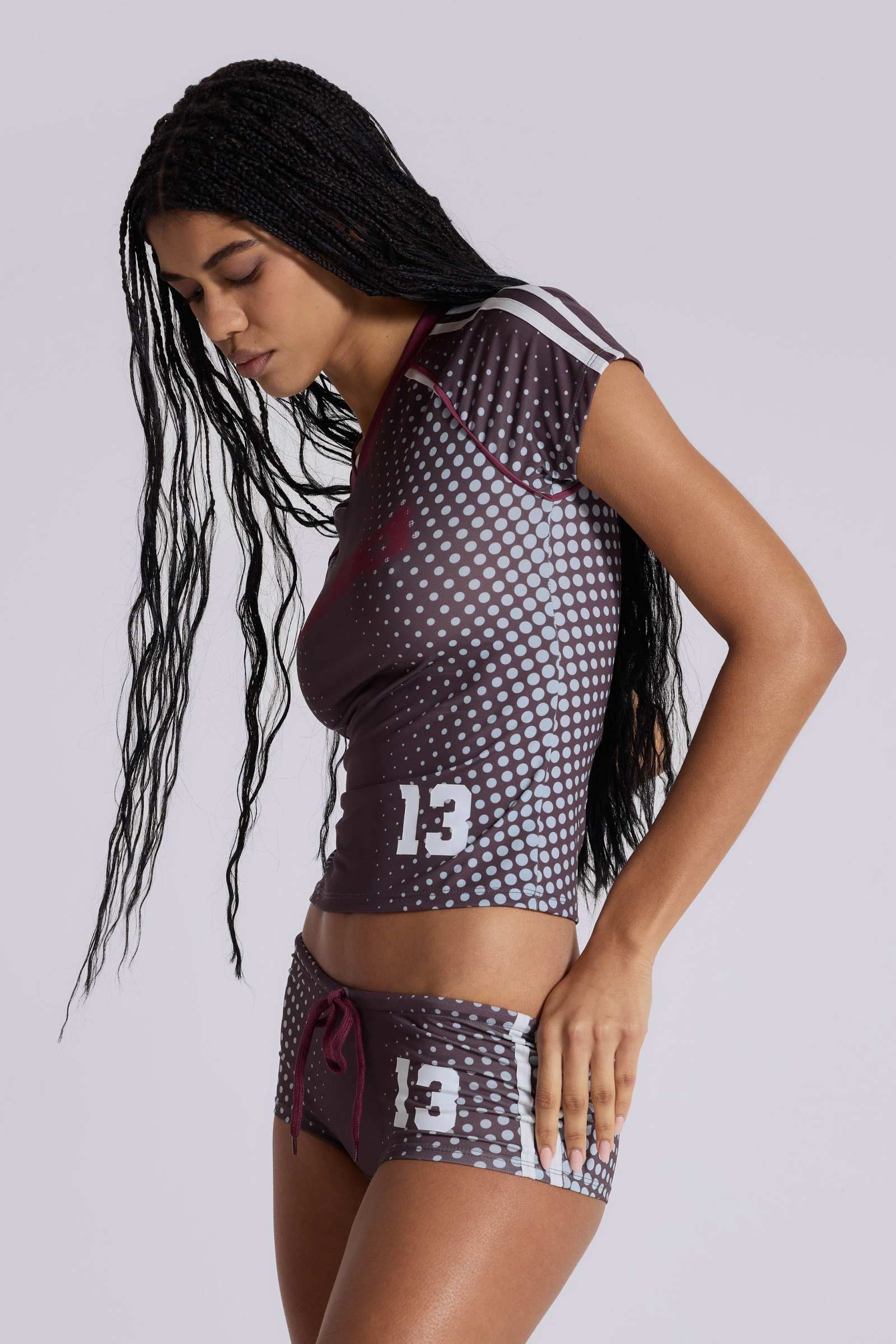 Illusion No. 13 Football Mini Shorts