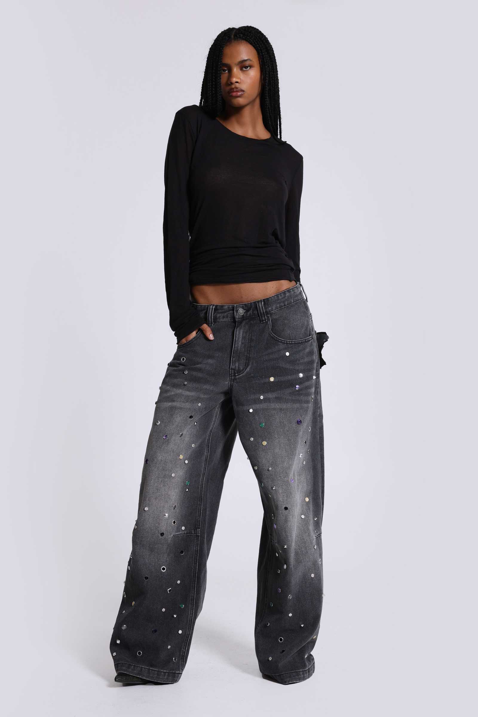 Trixa Jewel Studded Colossus Jeans